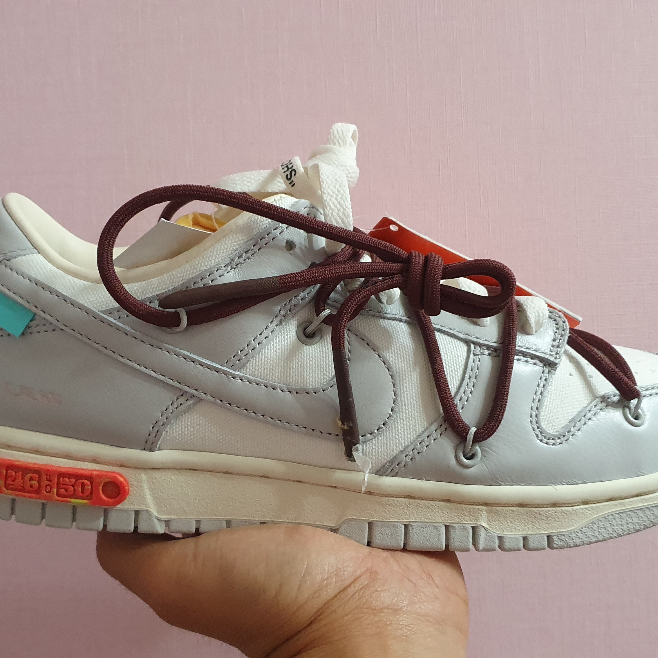Nike x Off-White Dunk Low The 50 - Lot 46 착용 스타일 - 3