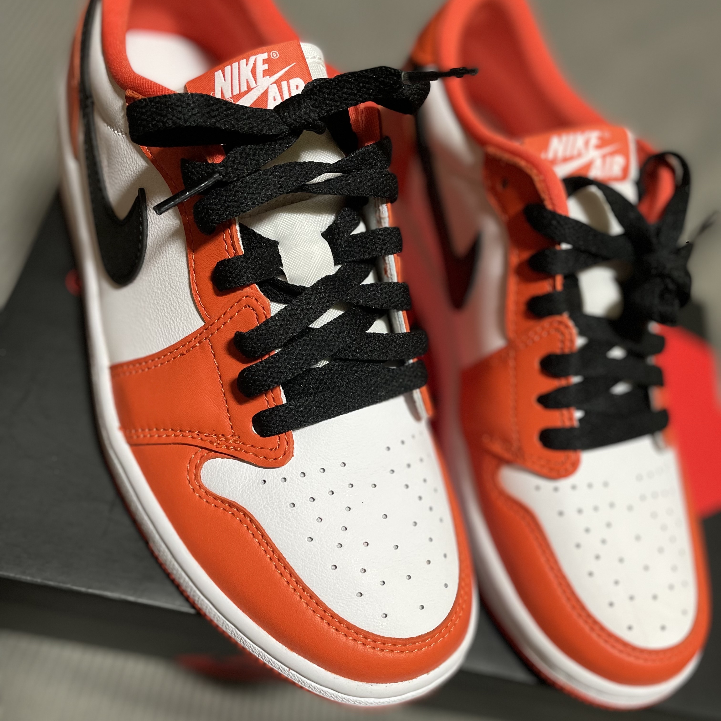 Jordan 1 Low OG Starfish, (W) Jordan 1 Low OG Starfish 착용 스타일 - 1