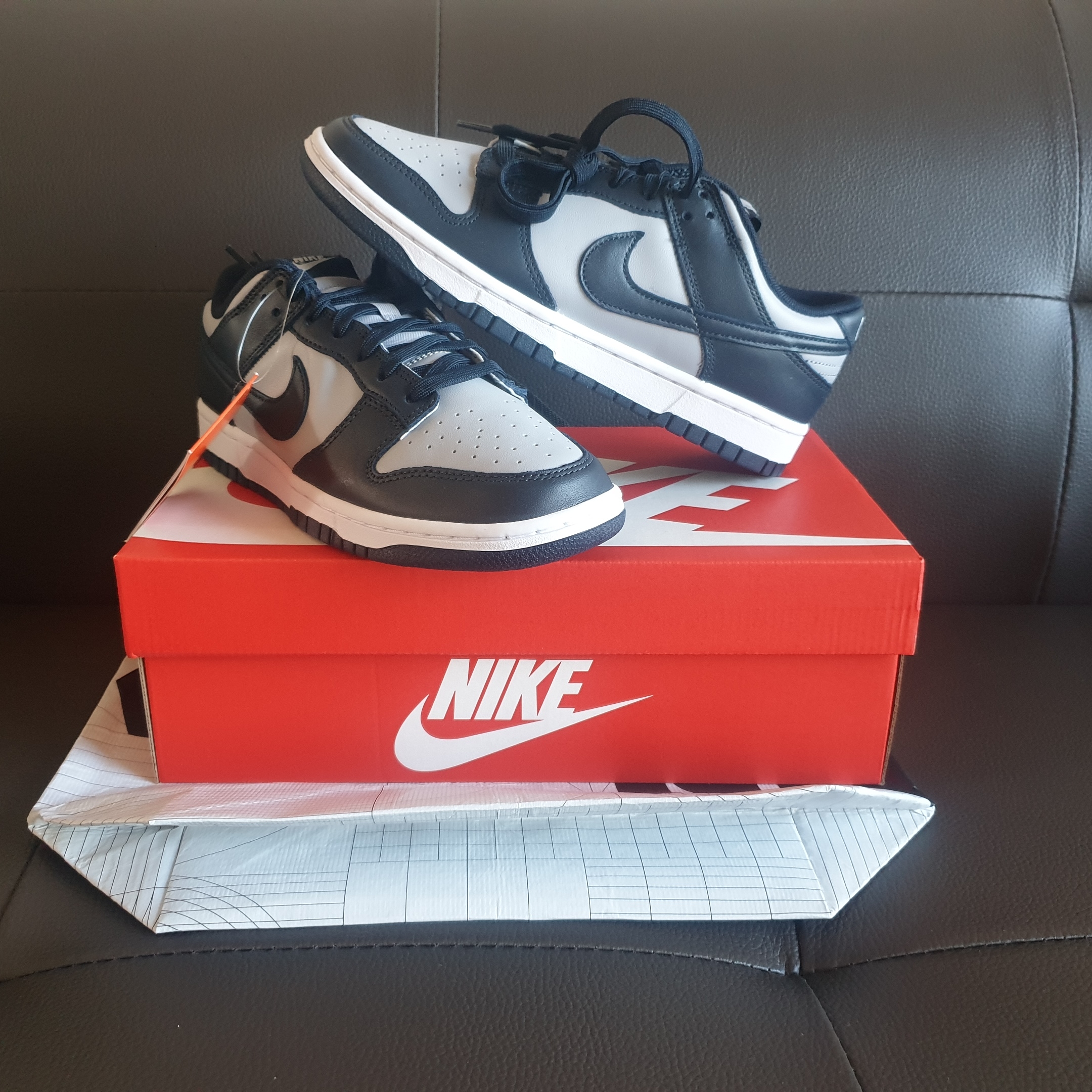 Nike Dunk Low Retro Championship Grey 착용 스타일 - 1