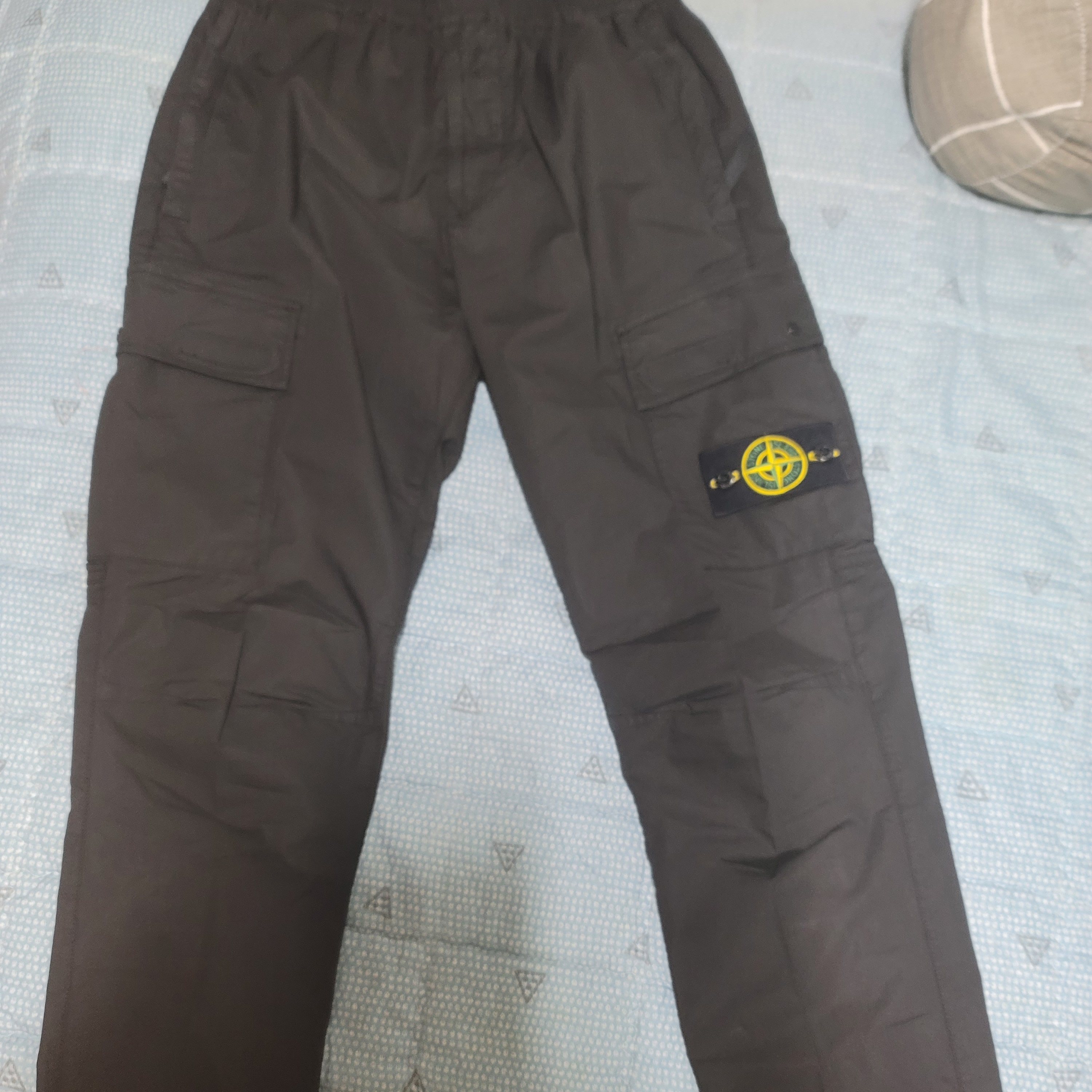 Stone Island 31303 Cargo Pants Black - 21SS 착용 스타일 - 2