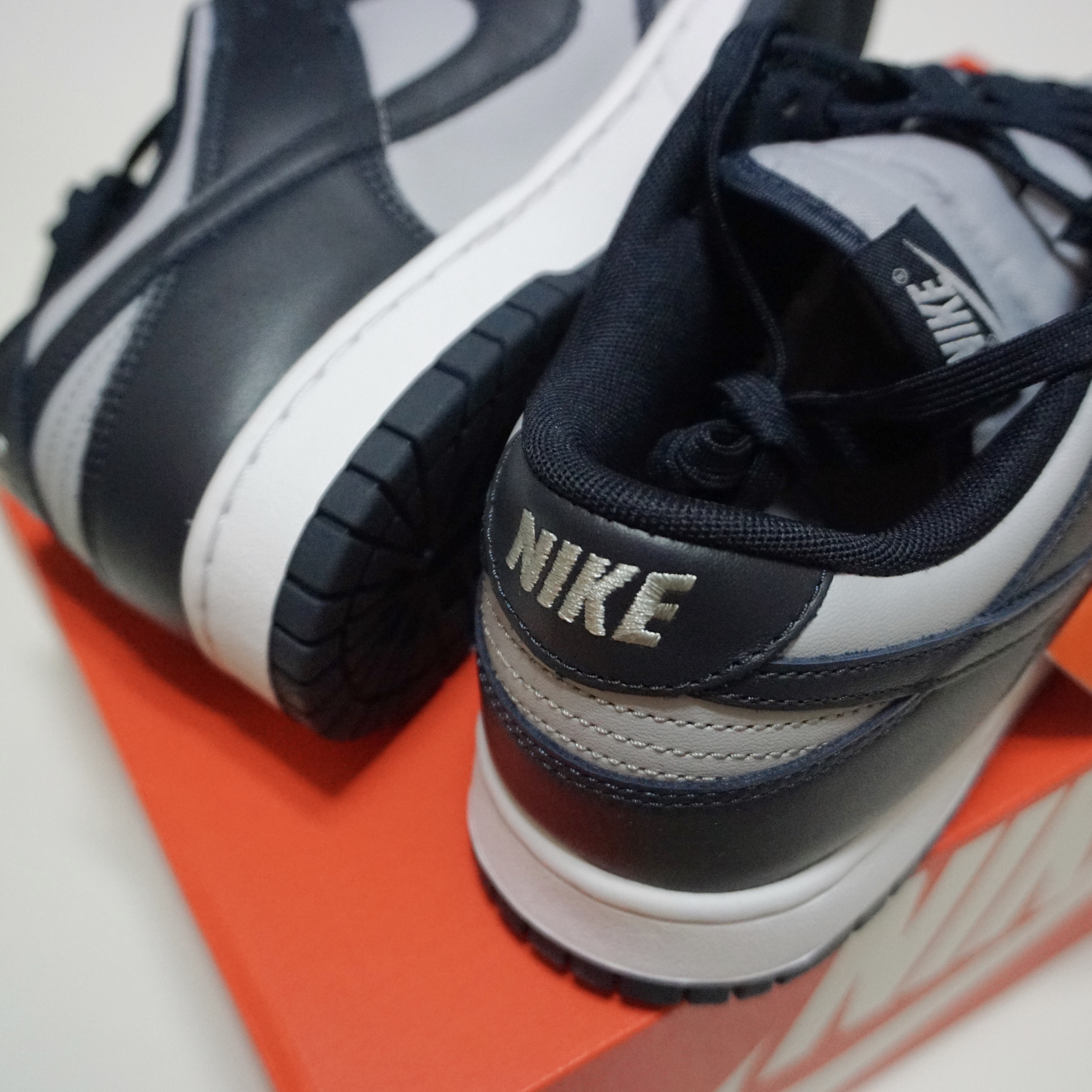 Nike Dunk Low Retro Championship Grey 착용 스타일 - 1
