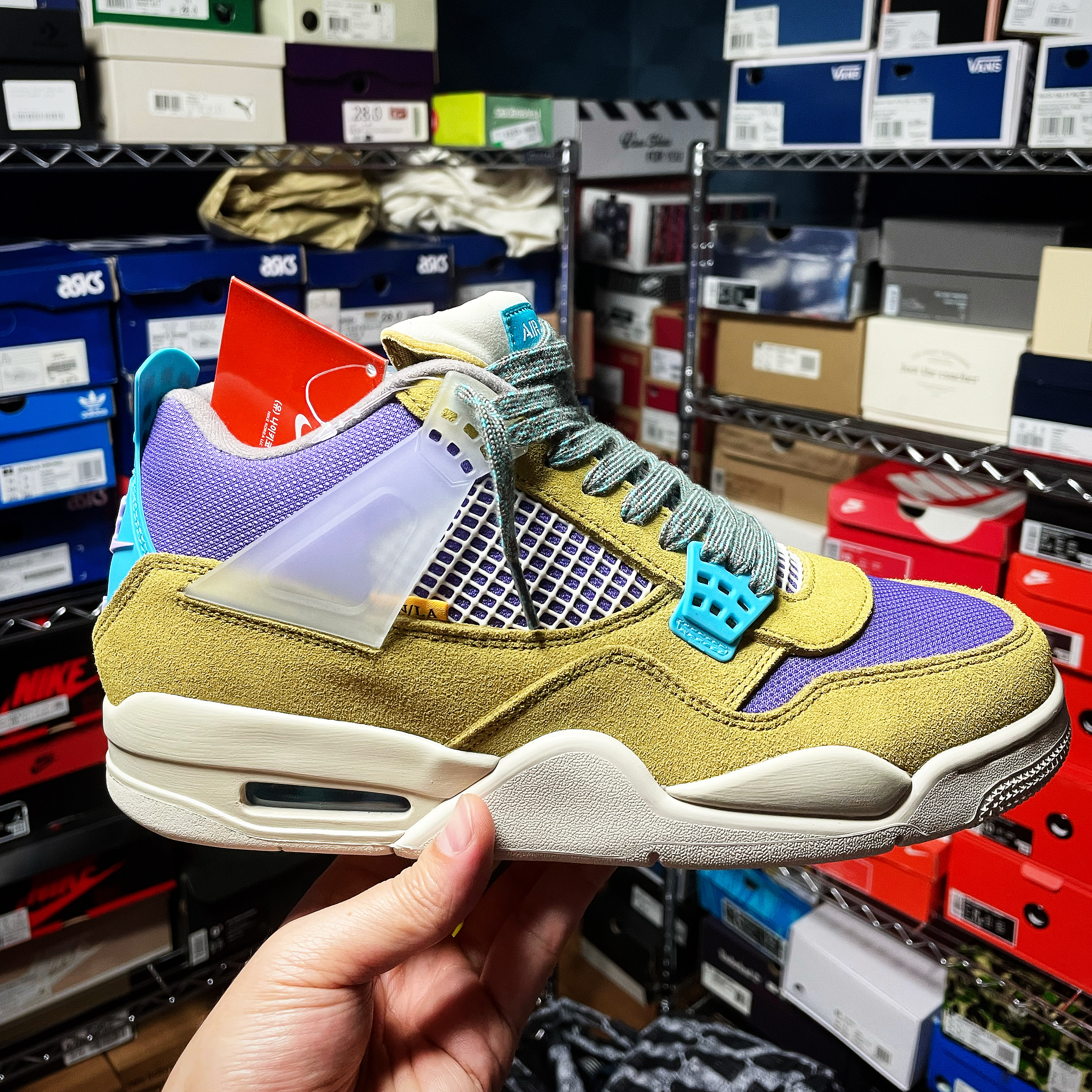 Jordan 4 x Union Retro SP Desert Moss 착용 스타일