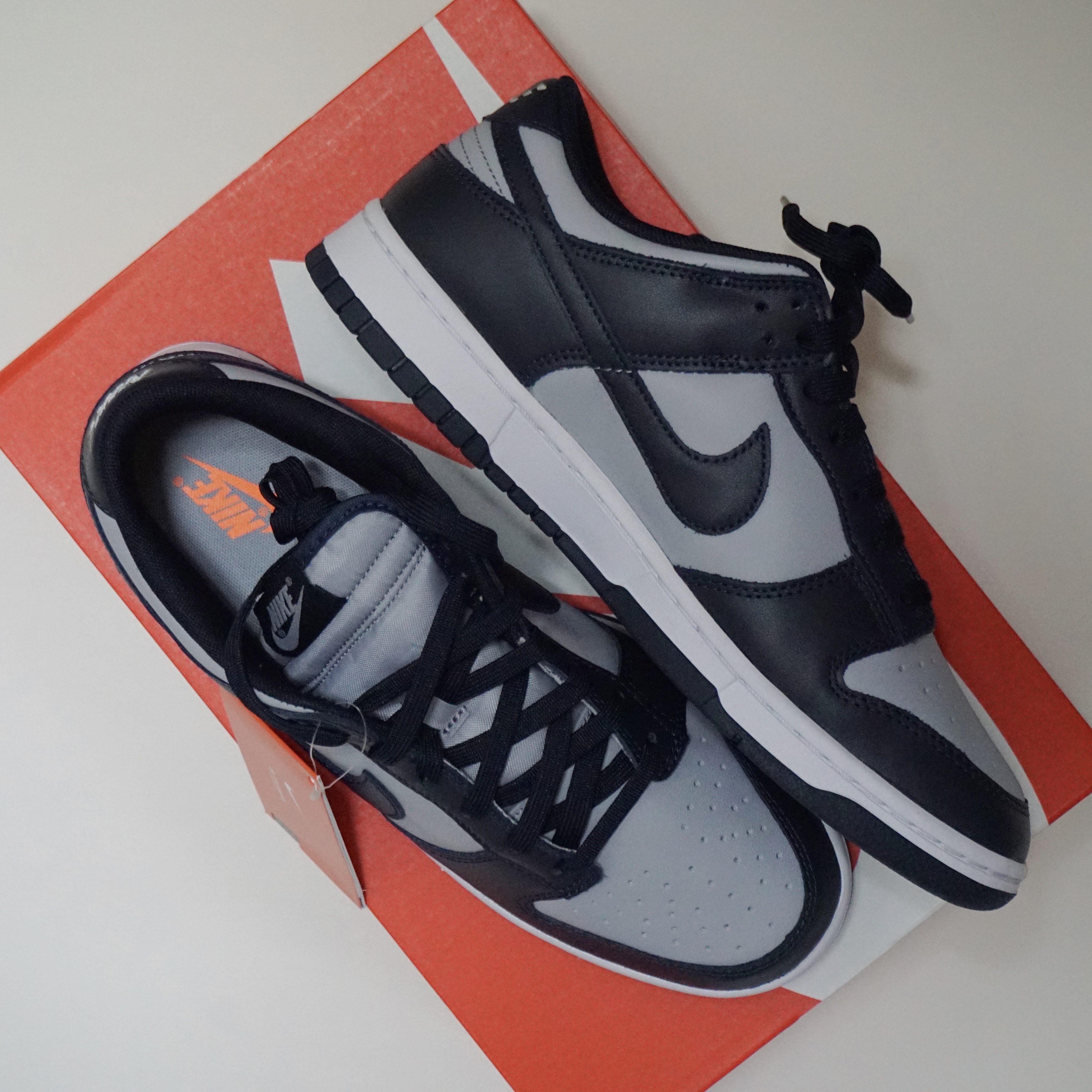 Nike Dunk Low Retro Championship Grey 착용 스타일 - 2