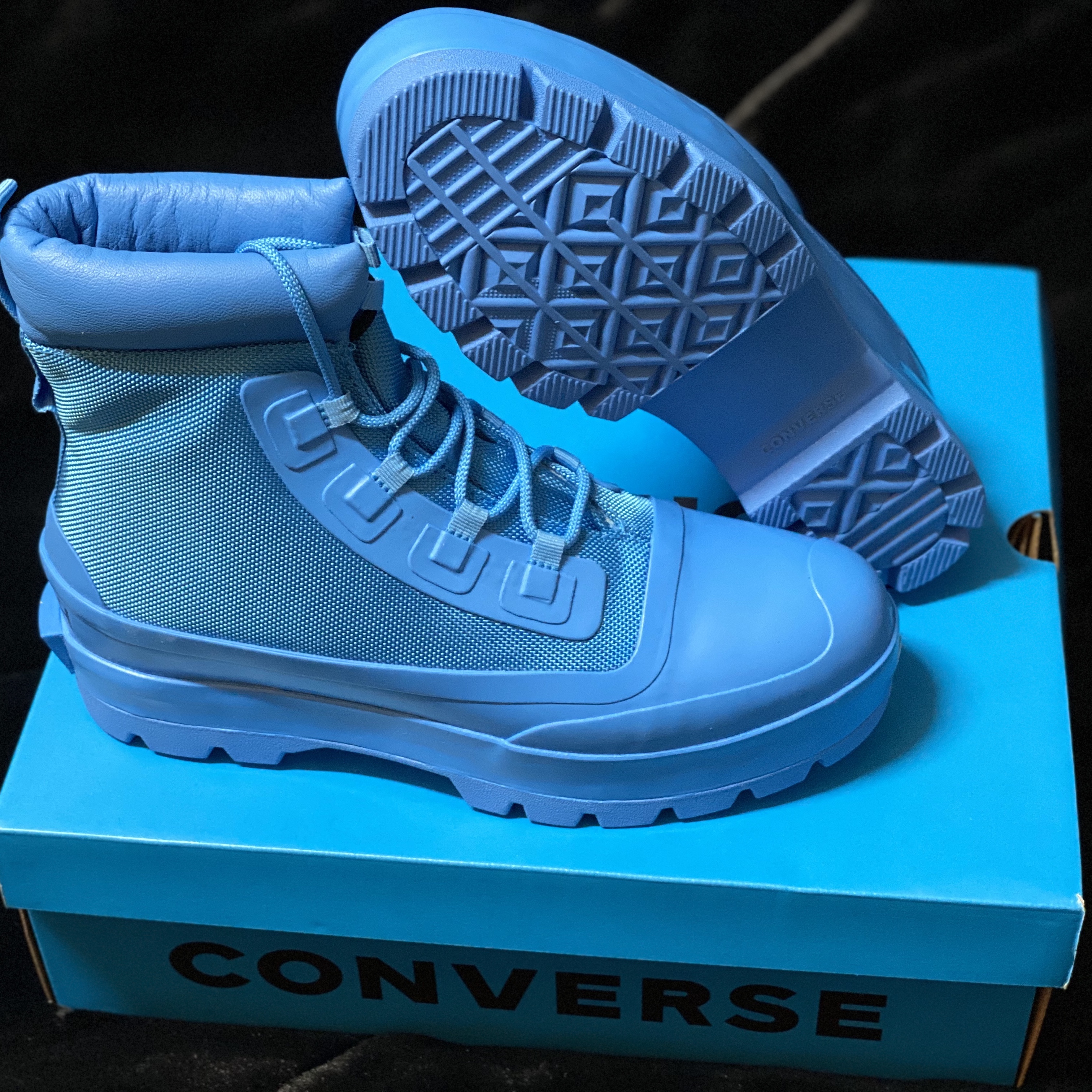 Converse x Ambush Chuck Taylor All Star Duck Boot Blithe 착용 스타일 - 3