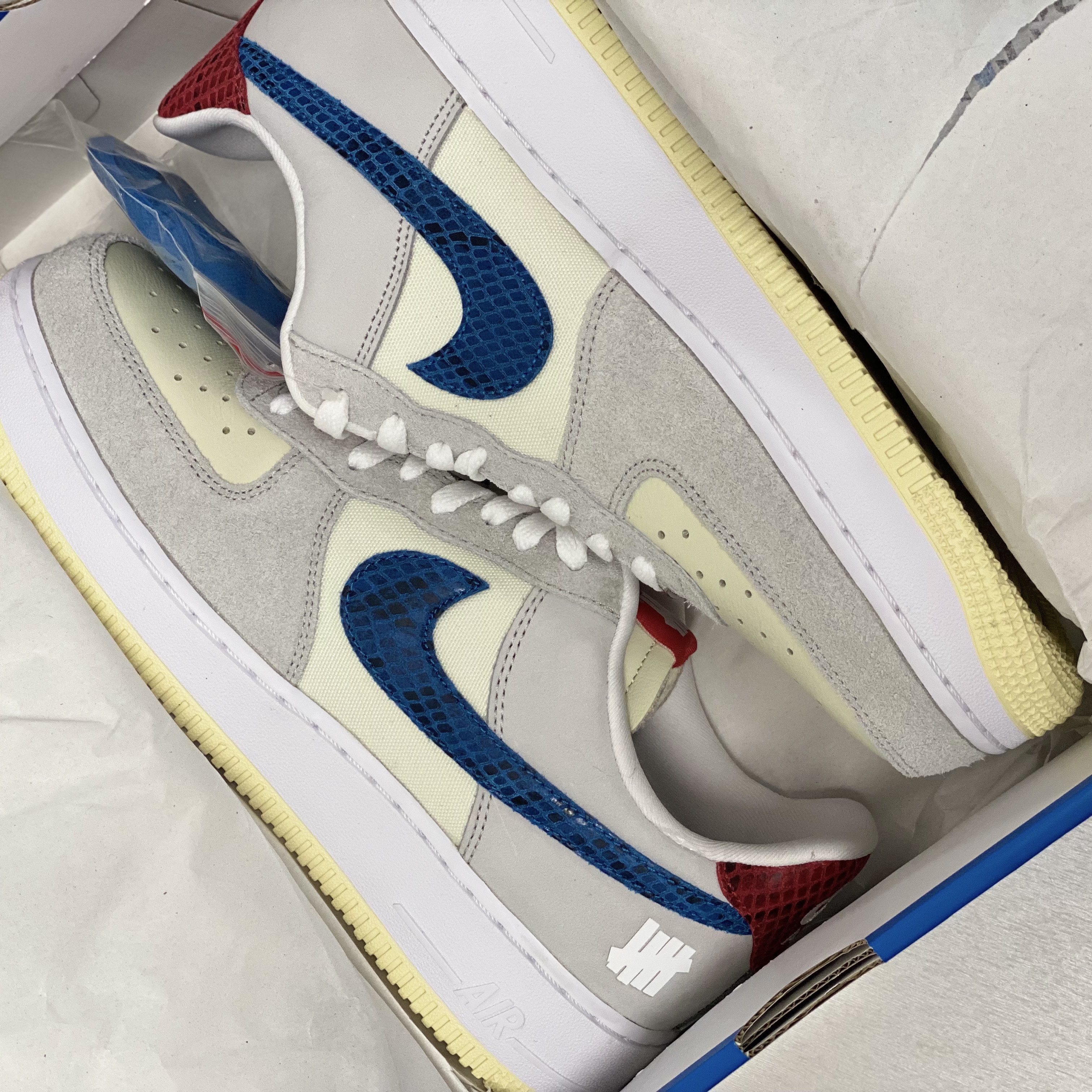 Nike x Undefeated Dunk Low SP 5 On It, Nike x Undefeated Air Force 1 Low SP 5 On It 착용 스타일 - 2