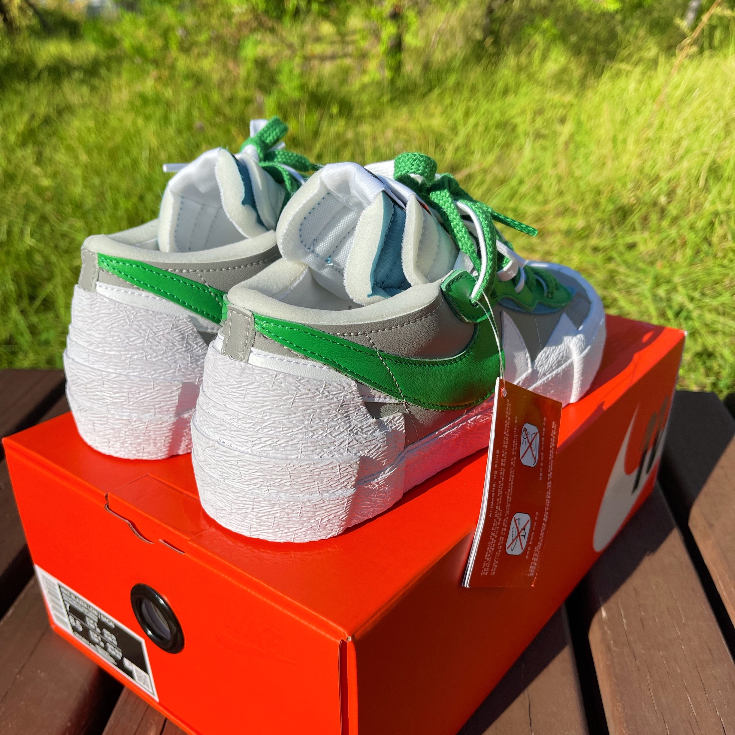 Nike x Sacai Blazer Low Classic Green 착용 스타일 - 4