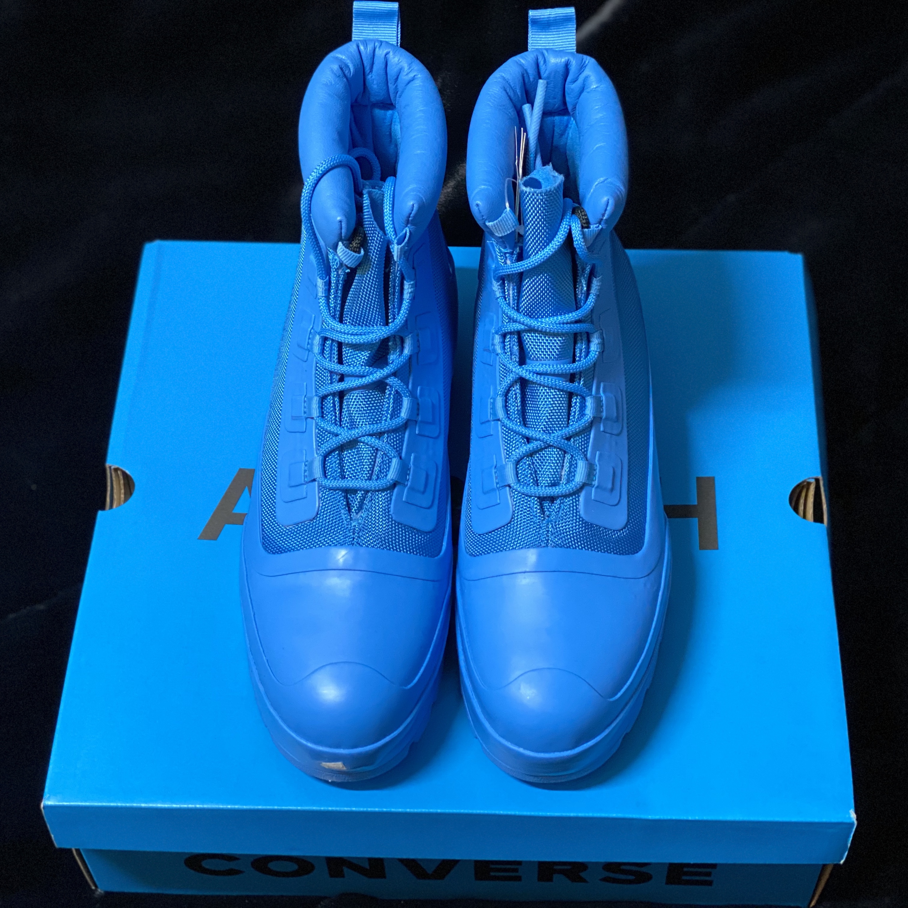 Converse x Ambush Chuck Taylor All Star Duck Boot Blithe 착용 스타일 - 4