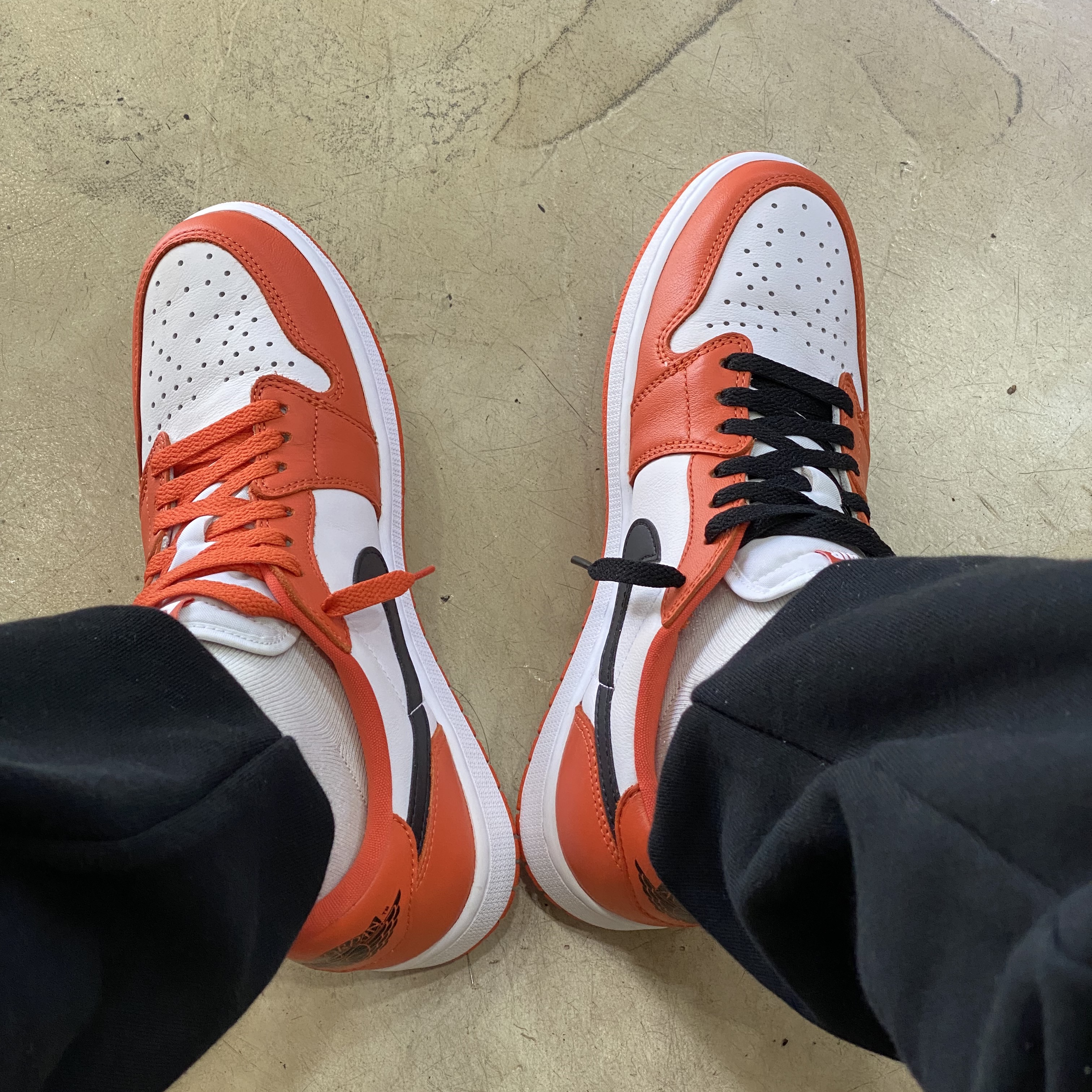 Jordan 1 Low OG Starfish, (W) Jordan 1 Low OG Starfish 착용 스타일 - 4
