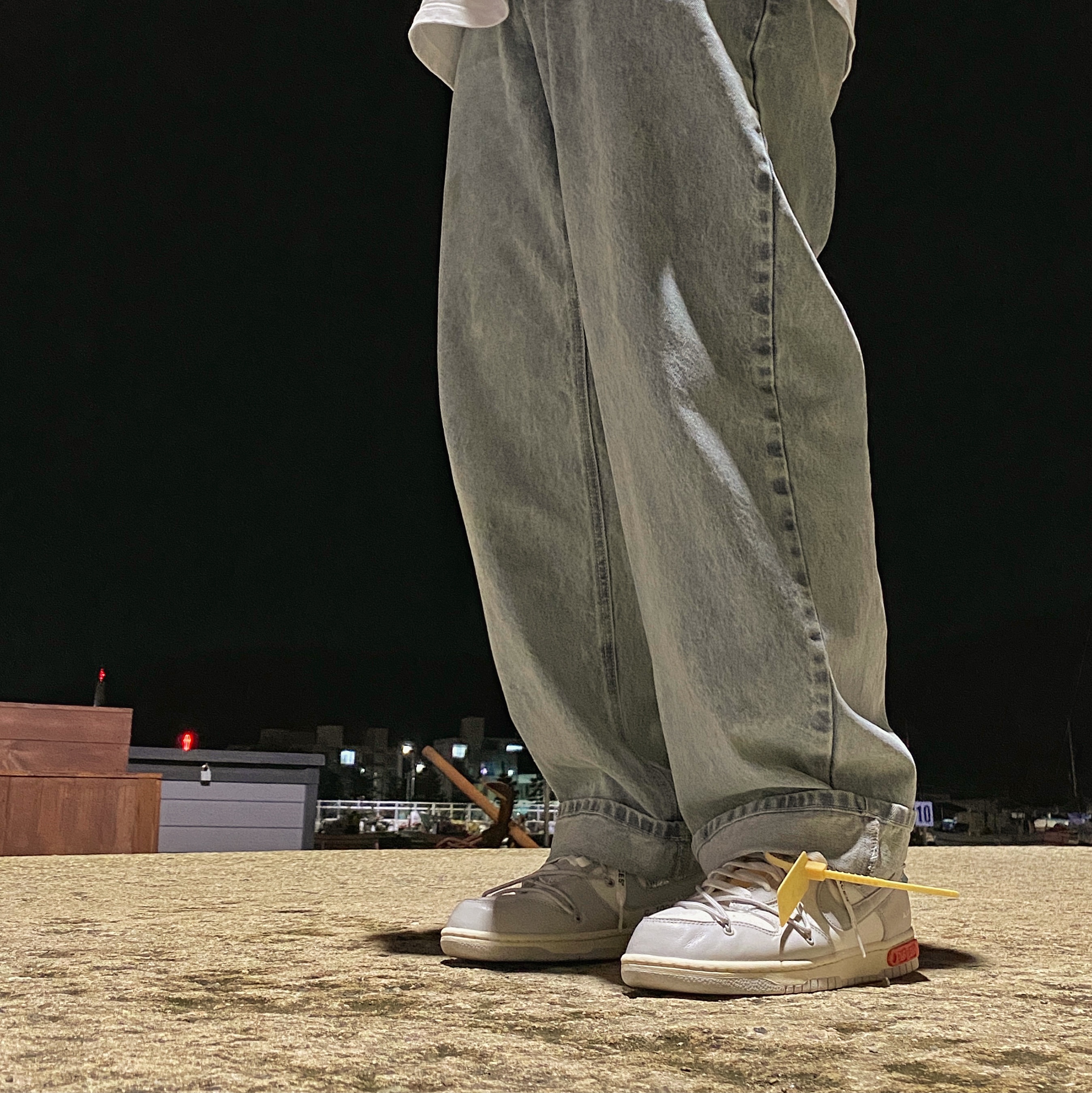 Nike x Off-White Dunk Low The 50 - Lot 46, Nike Dunk Low SE Seoul 착용 스타일 - 3