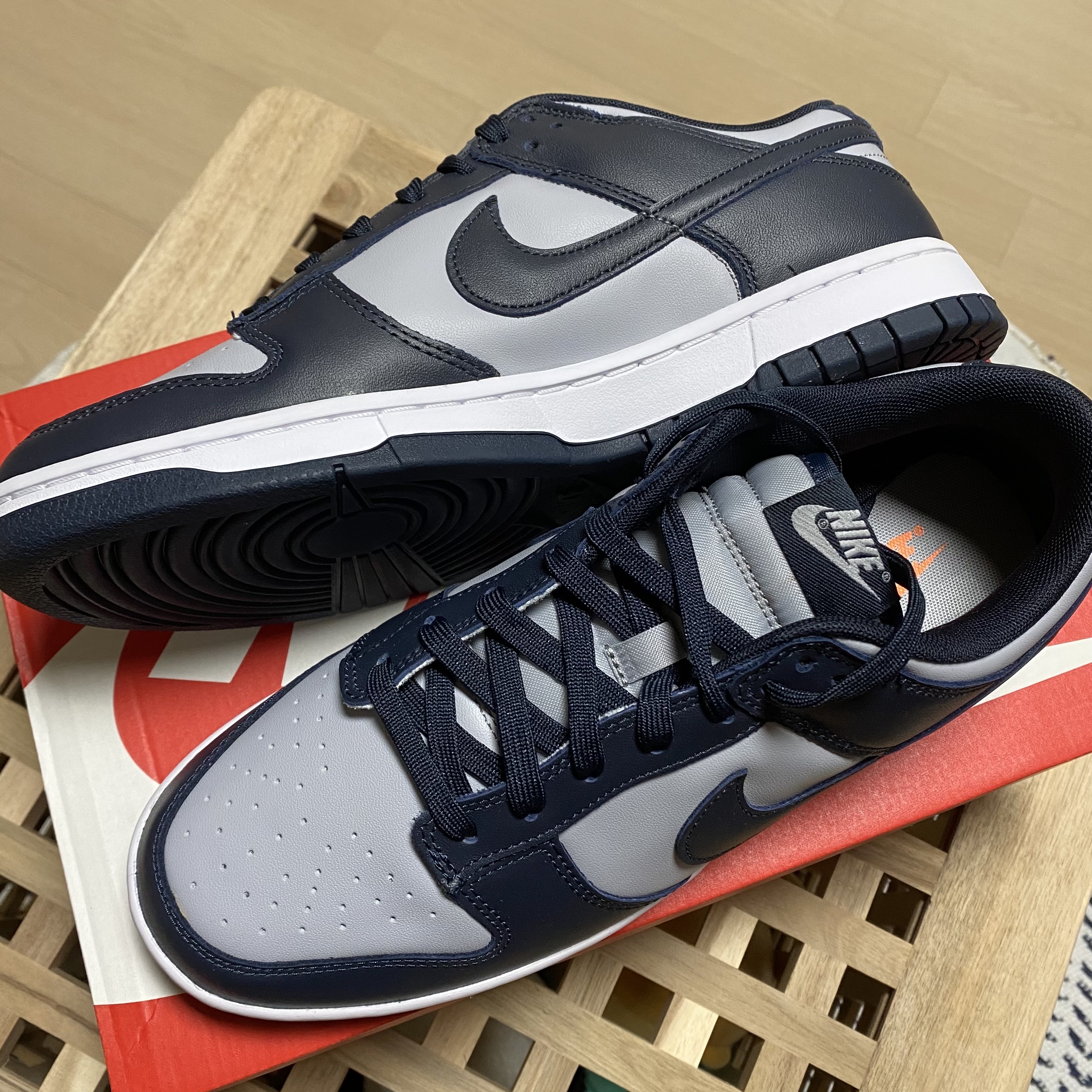 Nike Dunk Low Retro Championship Grey 착용 스타일