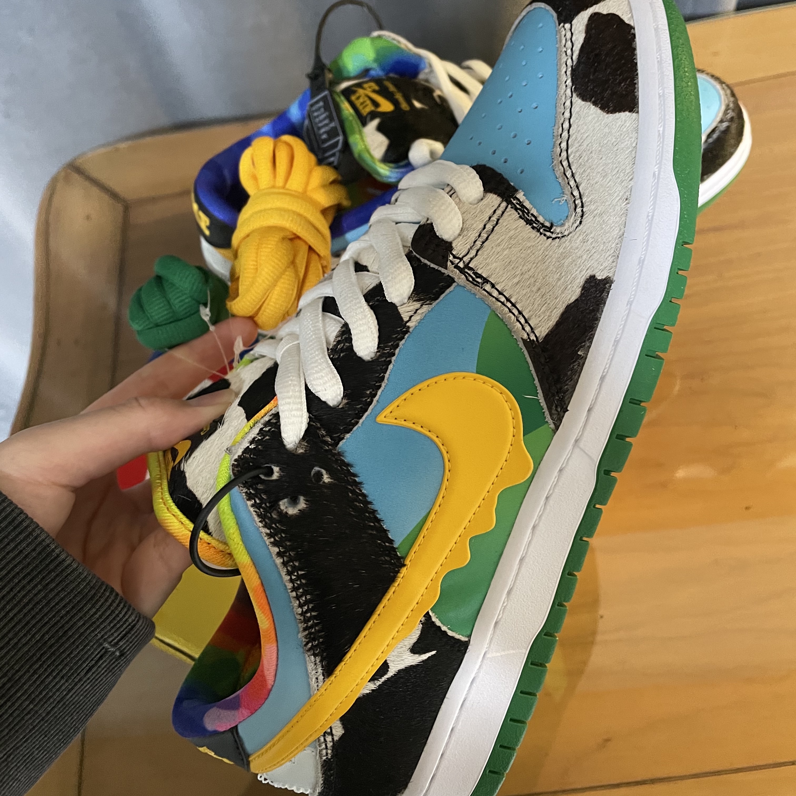 Nike x Ben & Jerry's SB Dunk Low Chunky Dunky 착용 스타일 - 3