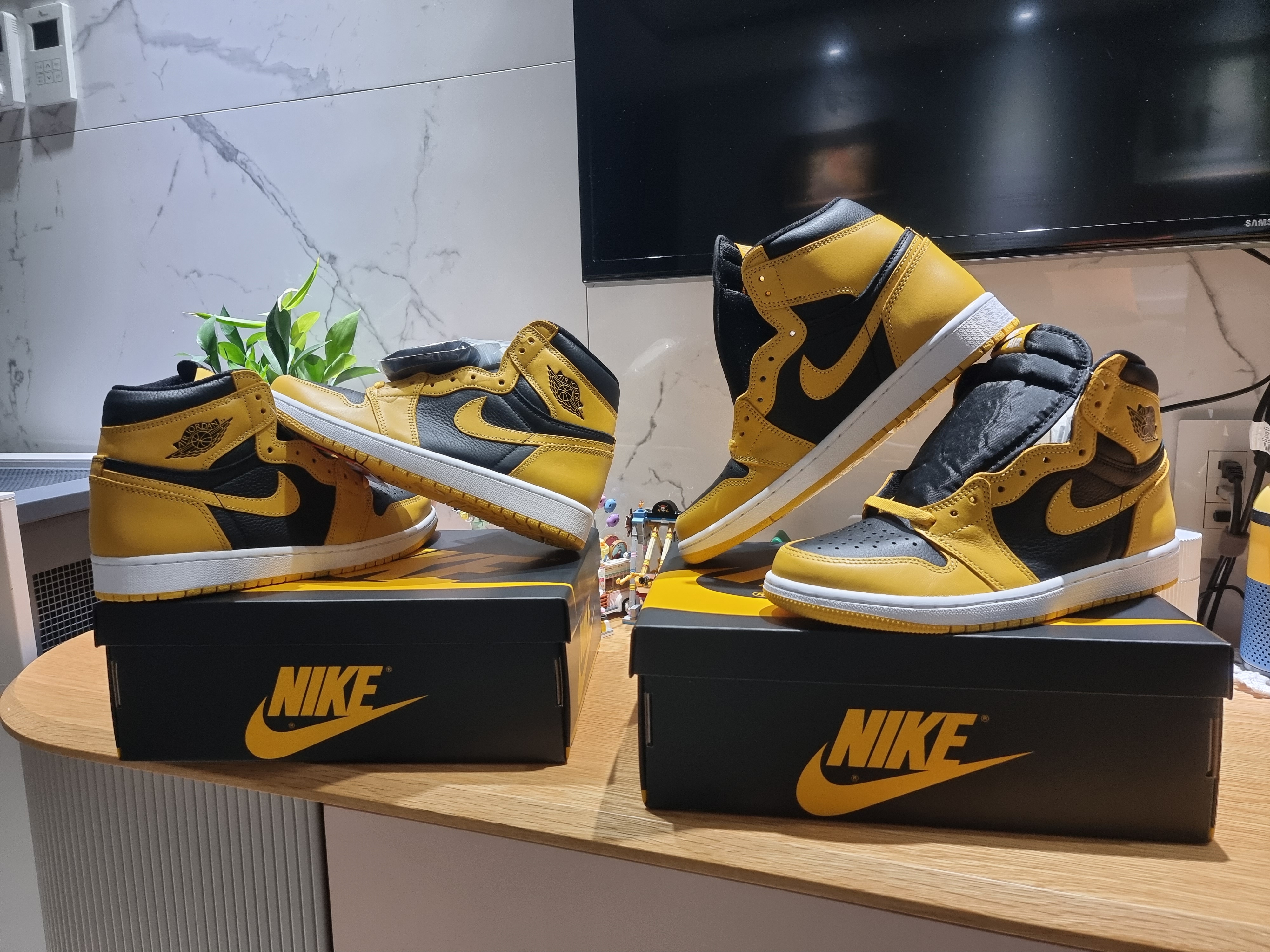 Jordan 1 Retro High OG Pollen 착용 스타일 - 1