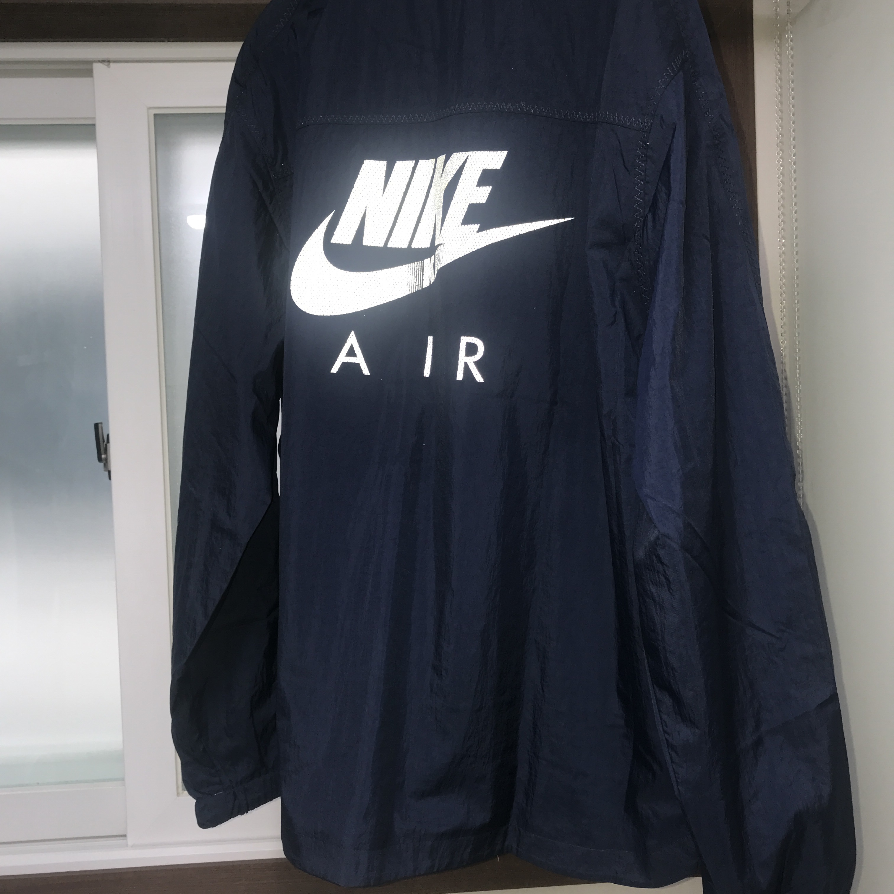 Nike x Kim Jones Reversible Wind Breaker Navy - Asia, Nike x Kim Jones Reversible Wind Breaker Navy - US/EU 착용 스타일 - 5
