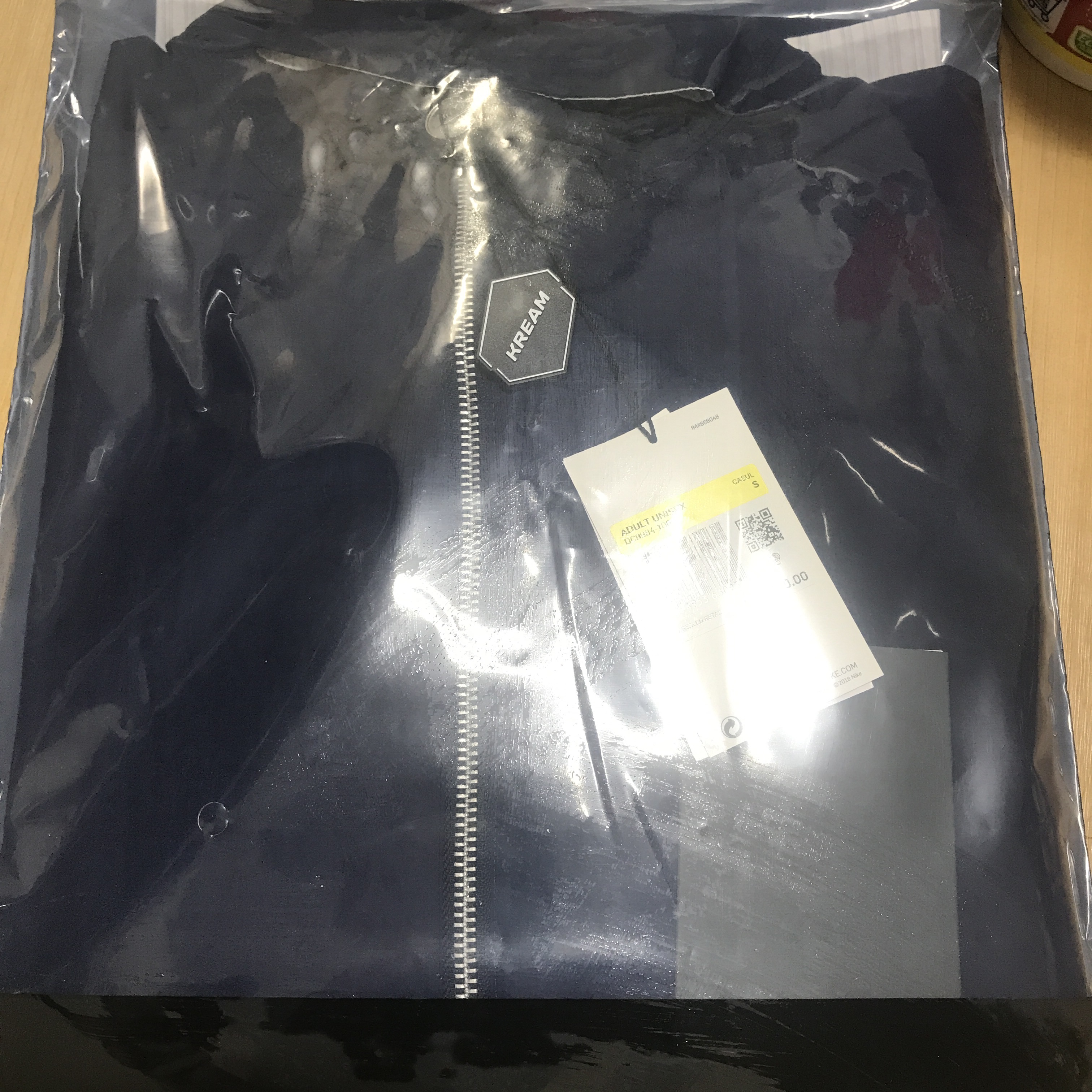 Nike x Kim Jones Reversible Wind Breaker Navy - Asia, Nike x Kim Jones Reversible Wind Breaker Navy - US/EU 착용 스타일 - 1