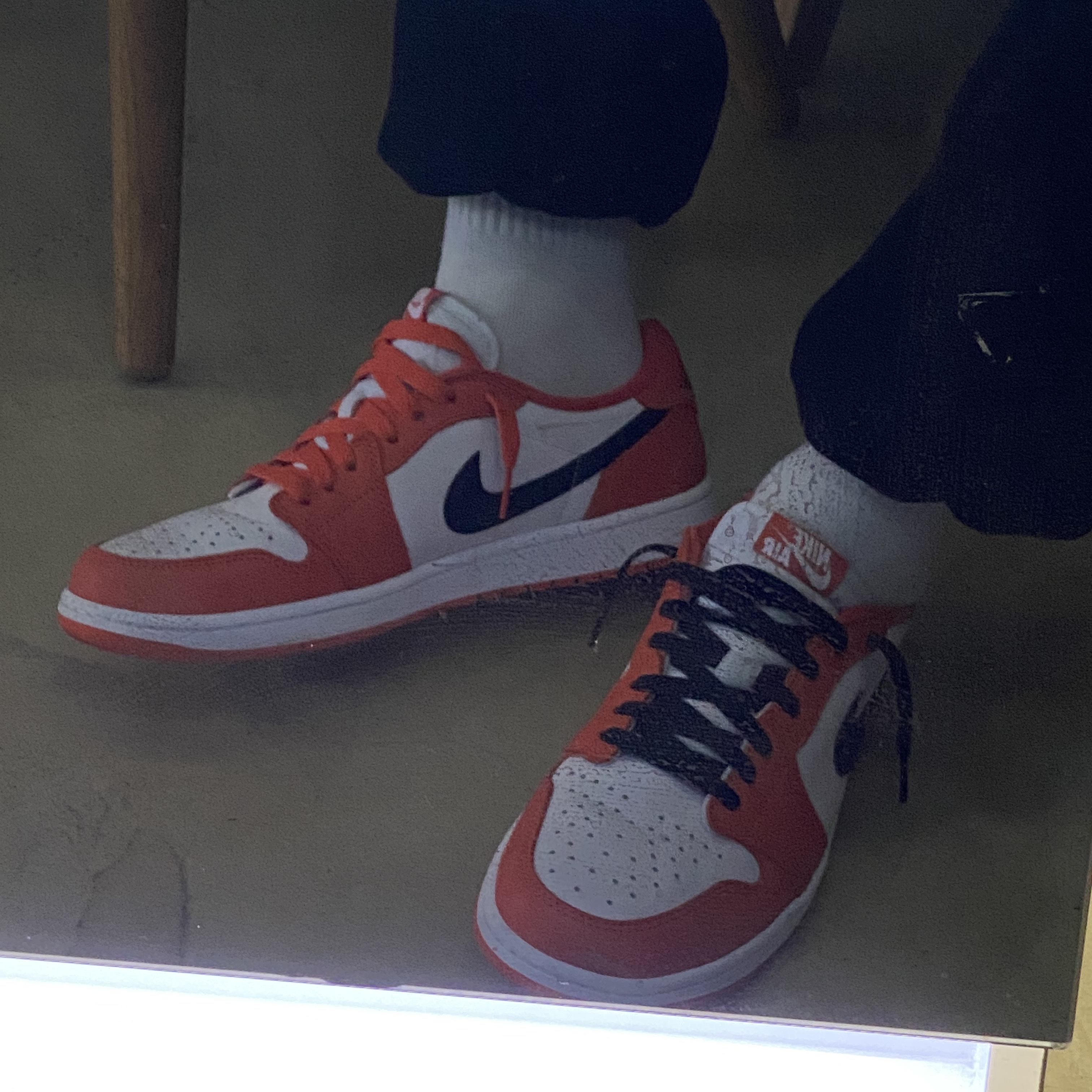 Jordan 1 Low OG Starfish, (W) Jordan 1 Low OG Starfish 착용 스타일 - 3