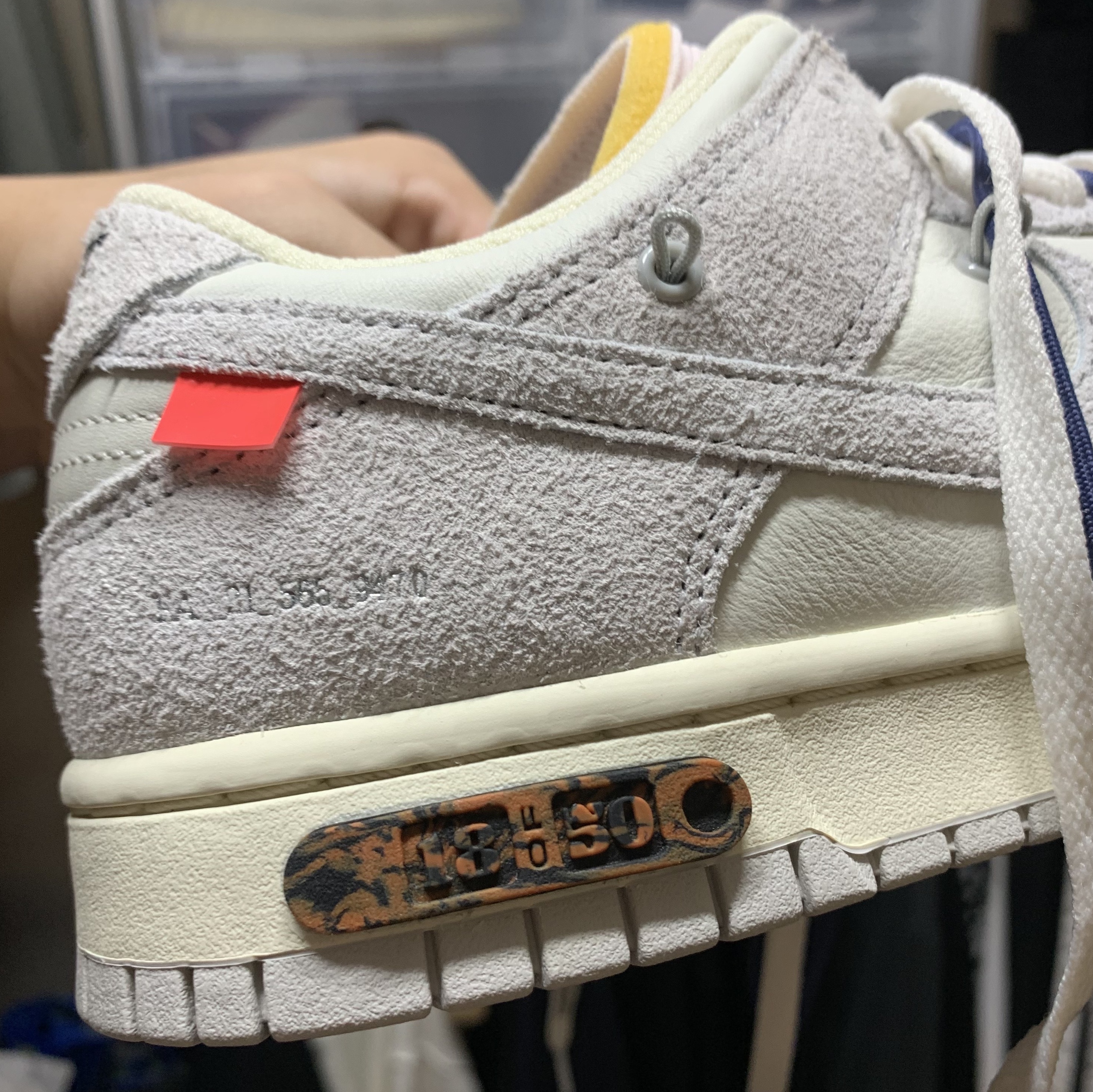 Nike x Off-White Dunk Low The 50 - Lot 18 착용 스타일 - 4