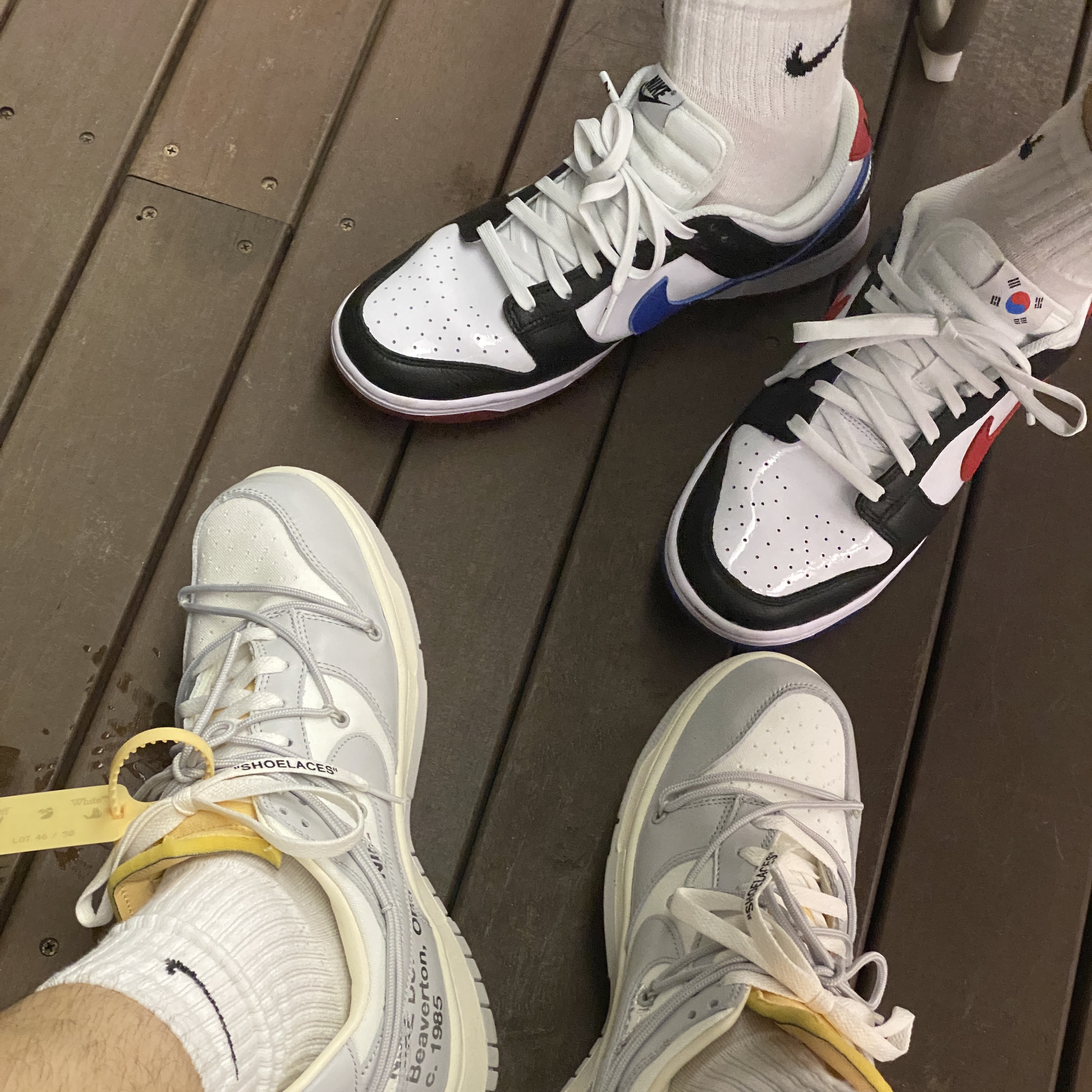 Nike x Off-White Dunk Low The 50 - Lot 46, Nike Dunk Low SE Seoul 착용 스타일 - 2