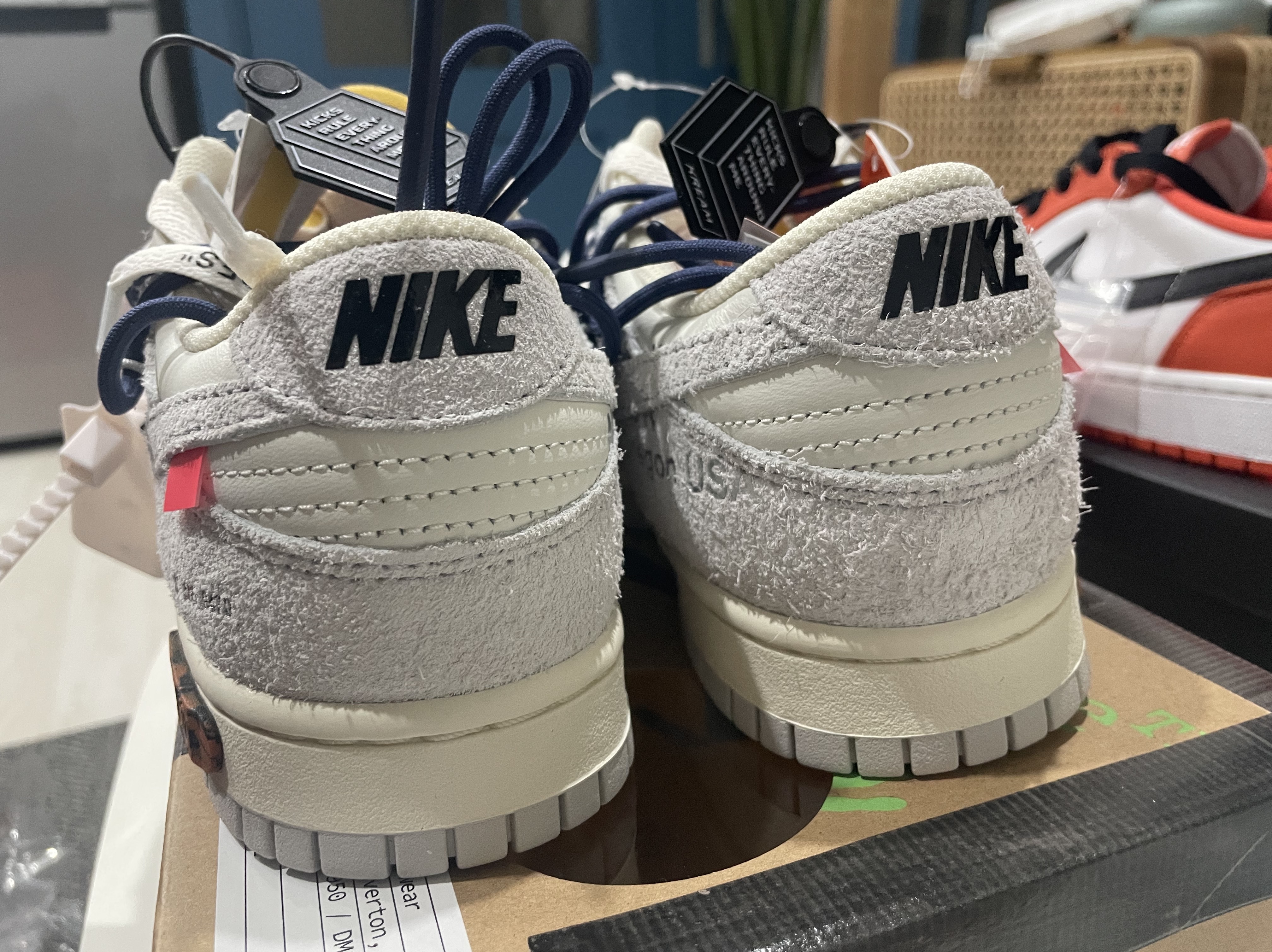 Nike x Off-White Dunk Low The 50 - Lot 18 착용 스타일 - 2