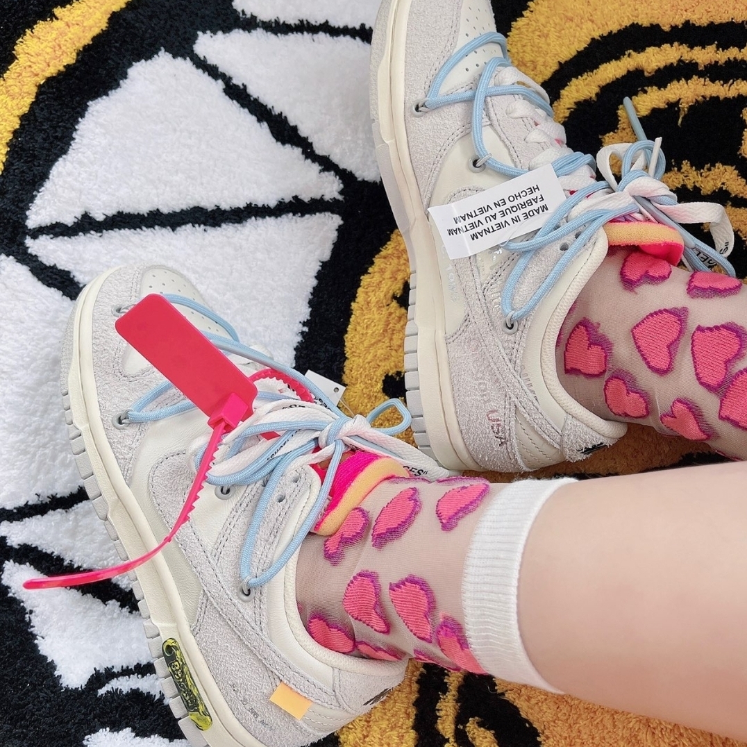 Nike x Off-White Dunk Low The 50 - Lot 38 착용 스타일