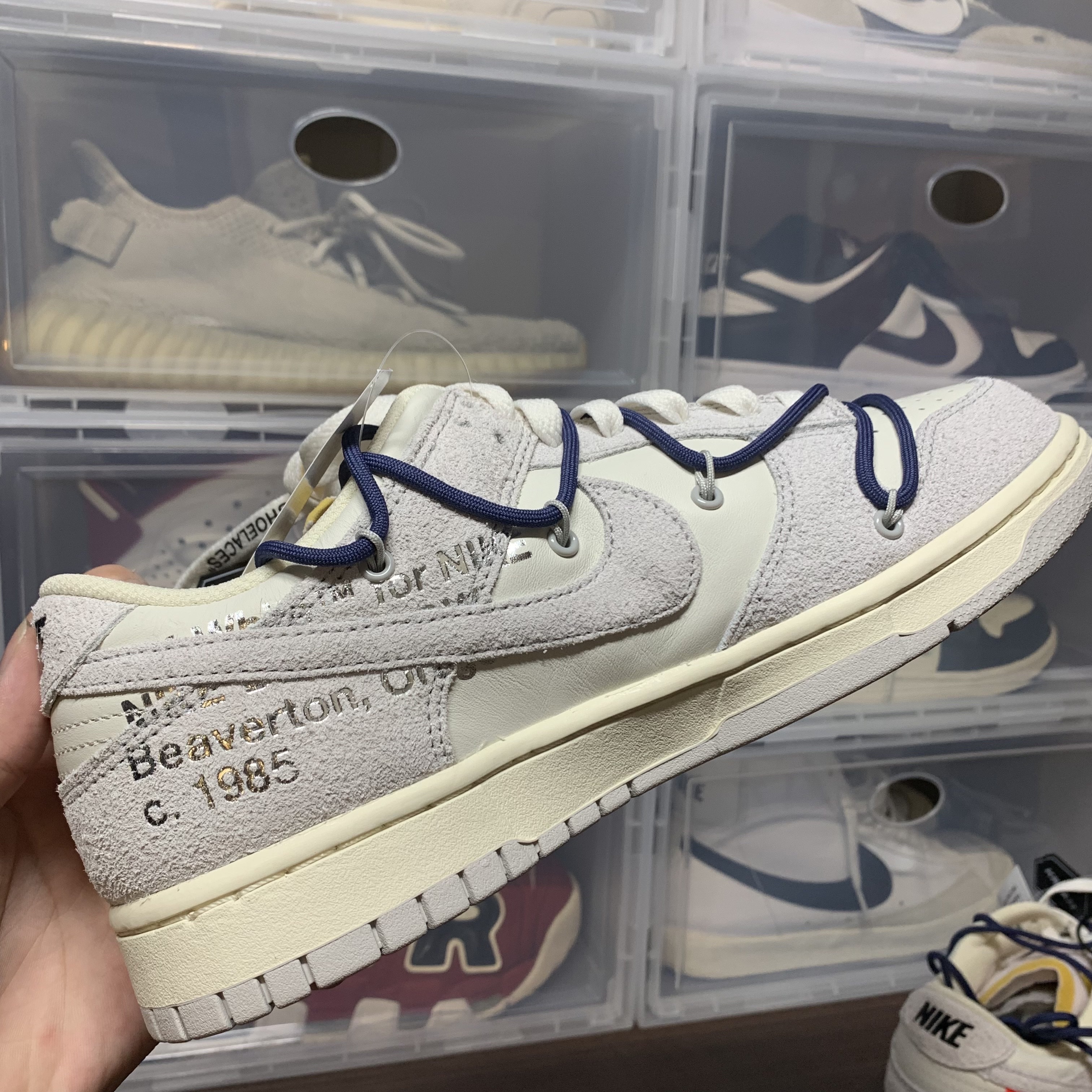 Nike x Off-White Dunk Low The 50 - Lot 18 착용 스타일 - 2