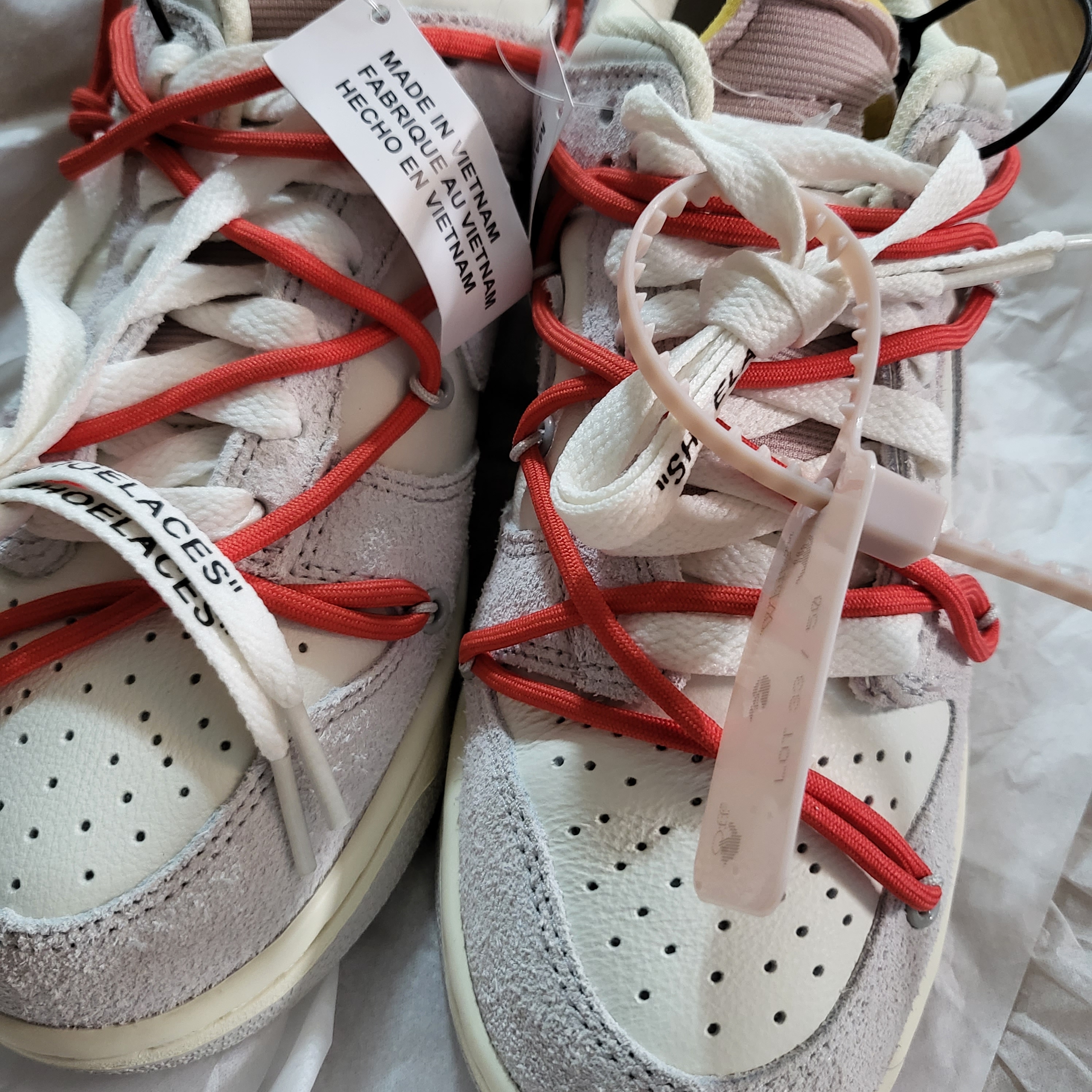 Nike x Off-White Dunk Low The 50 - Lot 33 착용 스타일