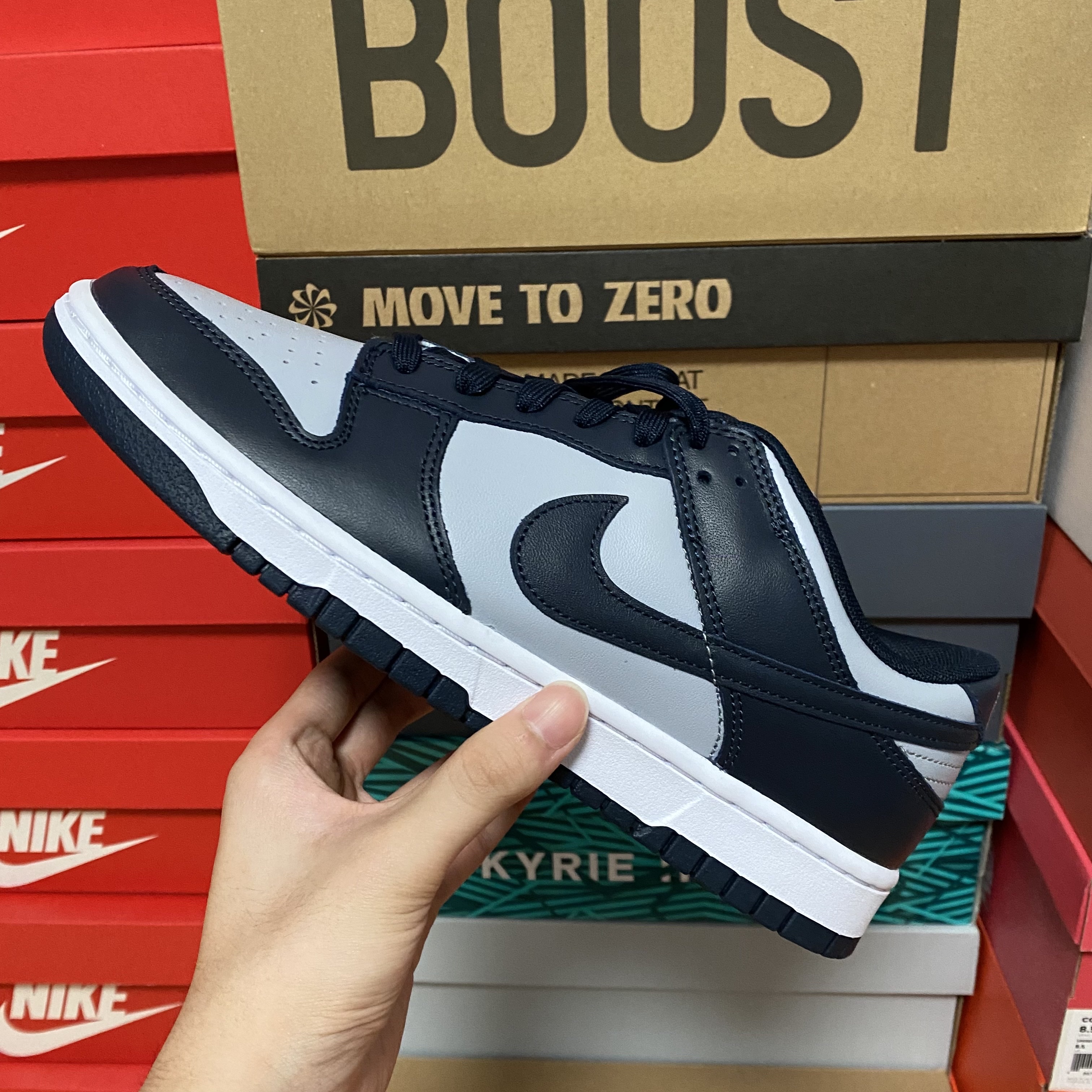 Nike Dunk Low Retro Championship Grey 착용 스타일 - 2