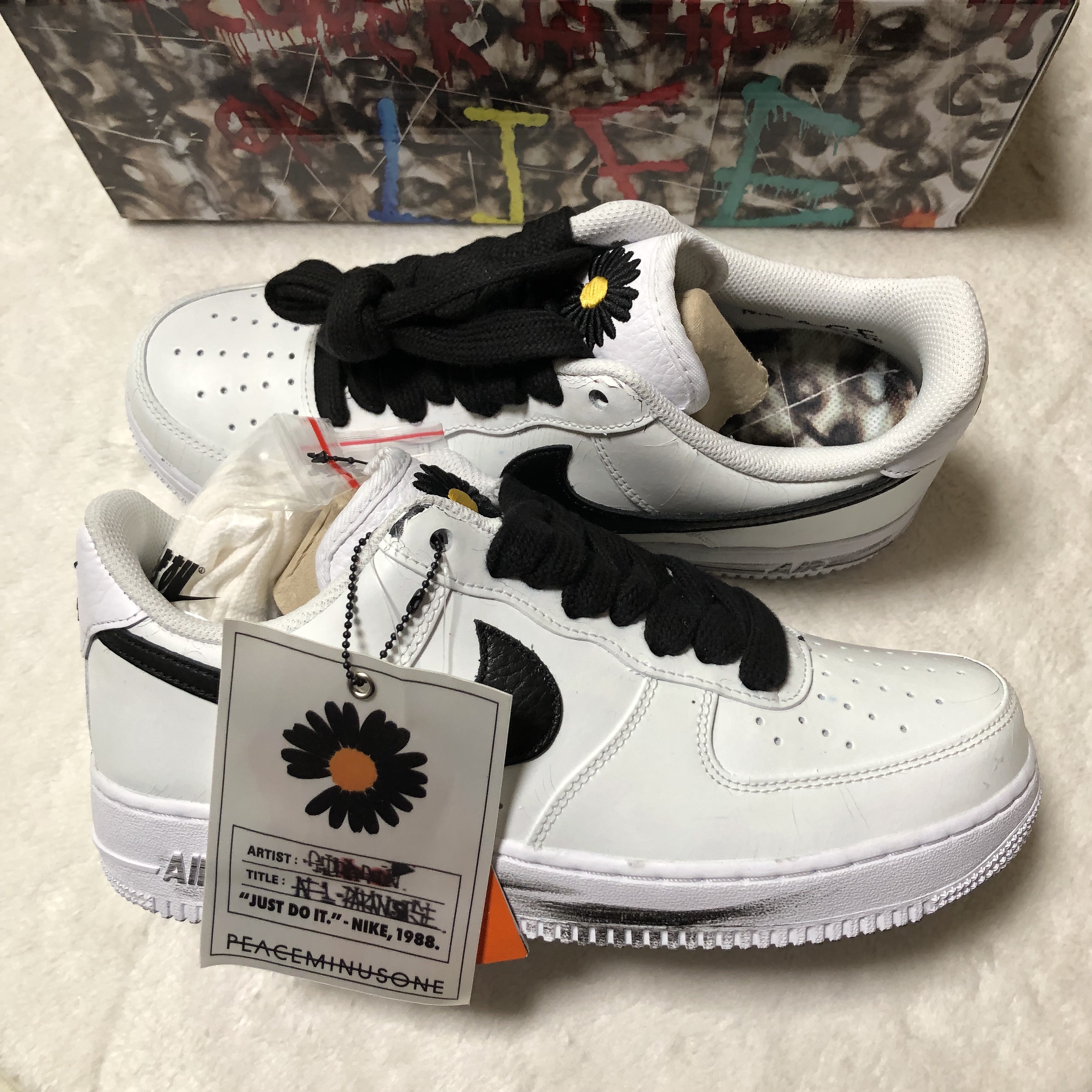 Nike x Peaceminusone Air Force 1 Low Para-Noise 2.0 착용 스타일