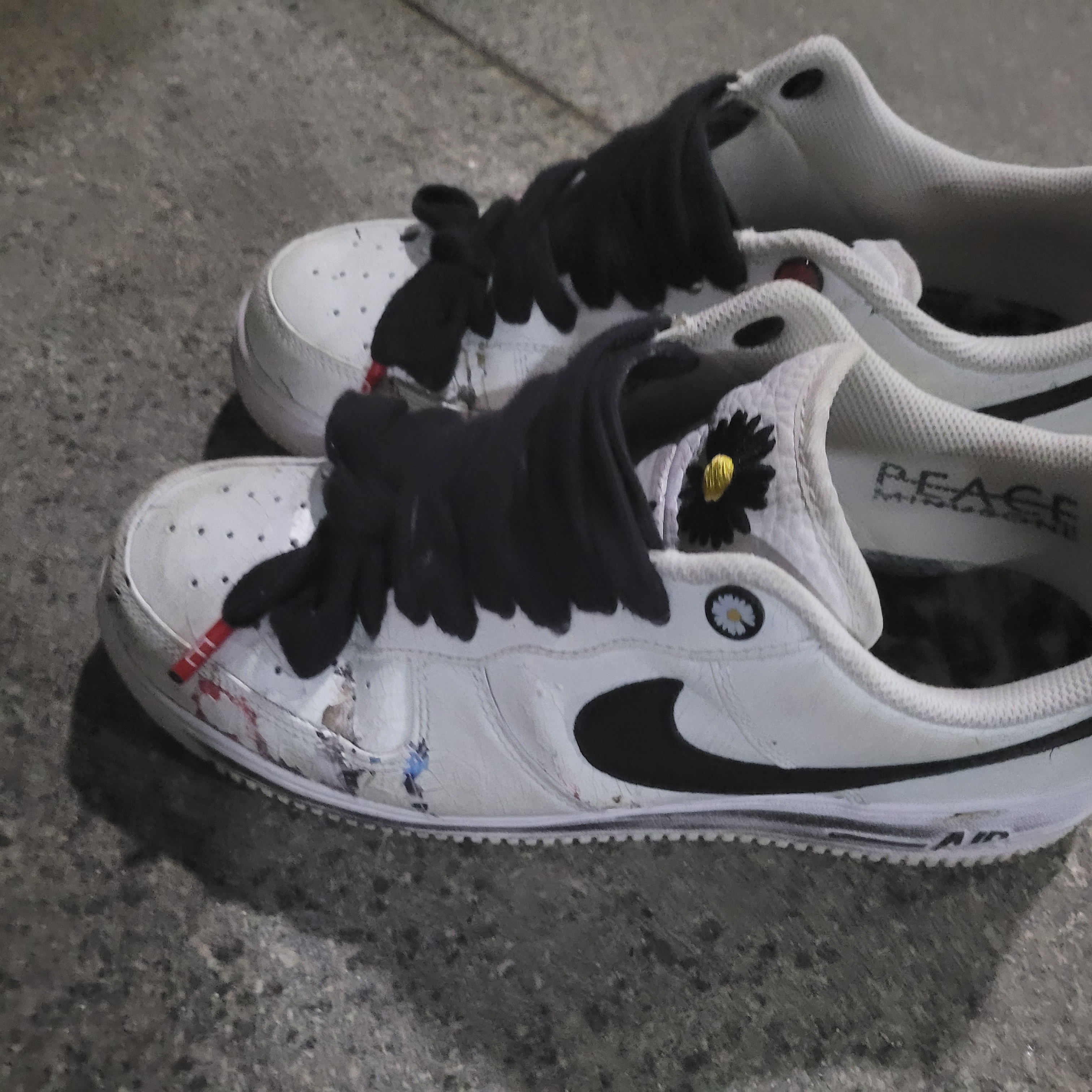 Nike x Peaceminusone Air Force 1 Low Para-Noise 2.0 착용 스타일 - 1
