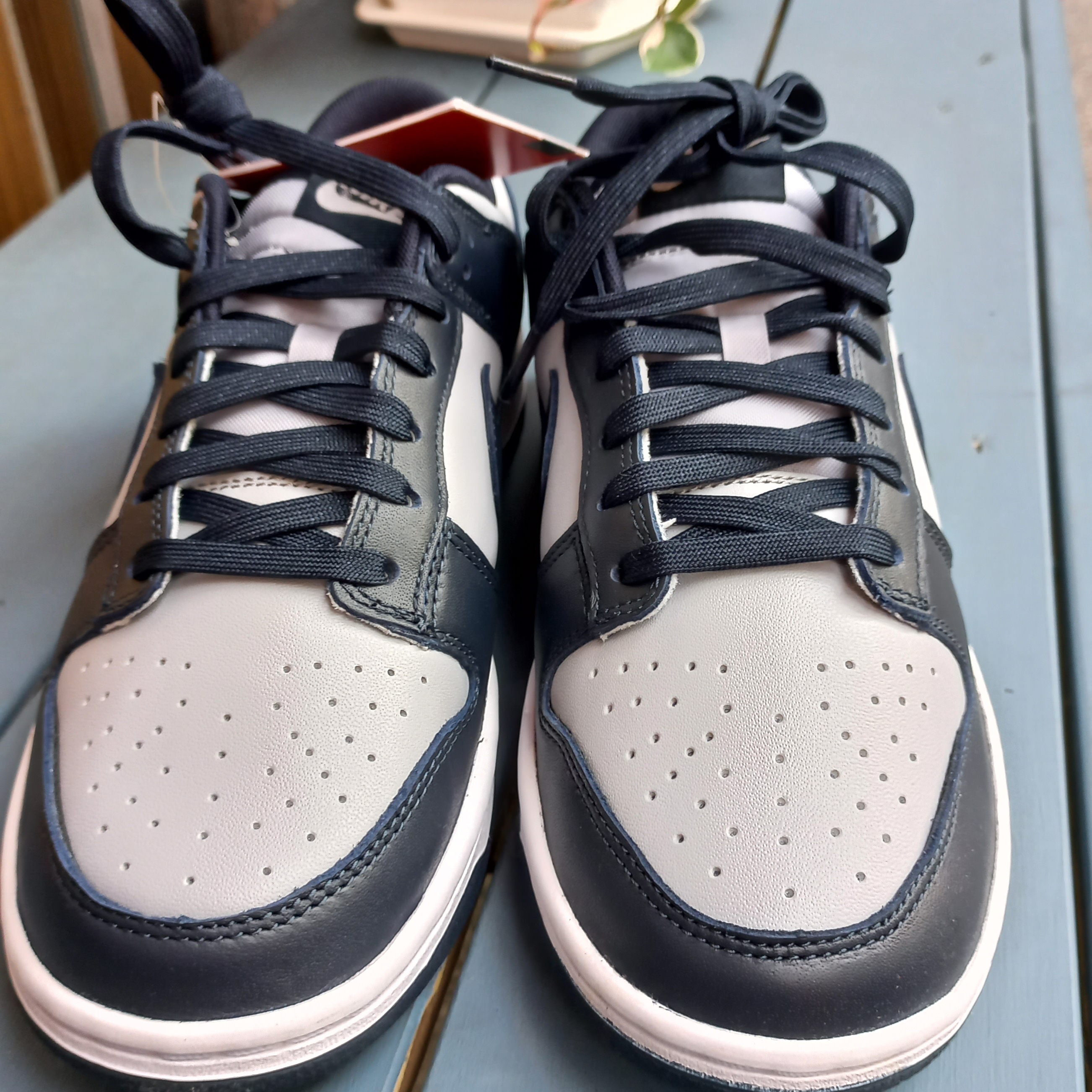 Nike Dunk Low Retro Championship Grey 착용 스타일 - 2