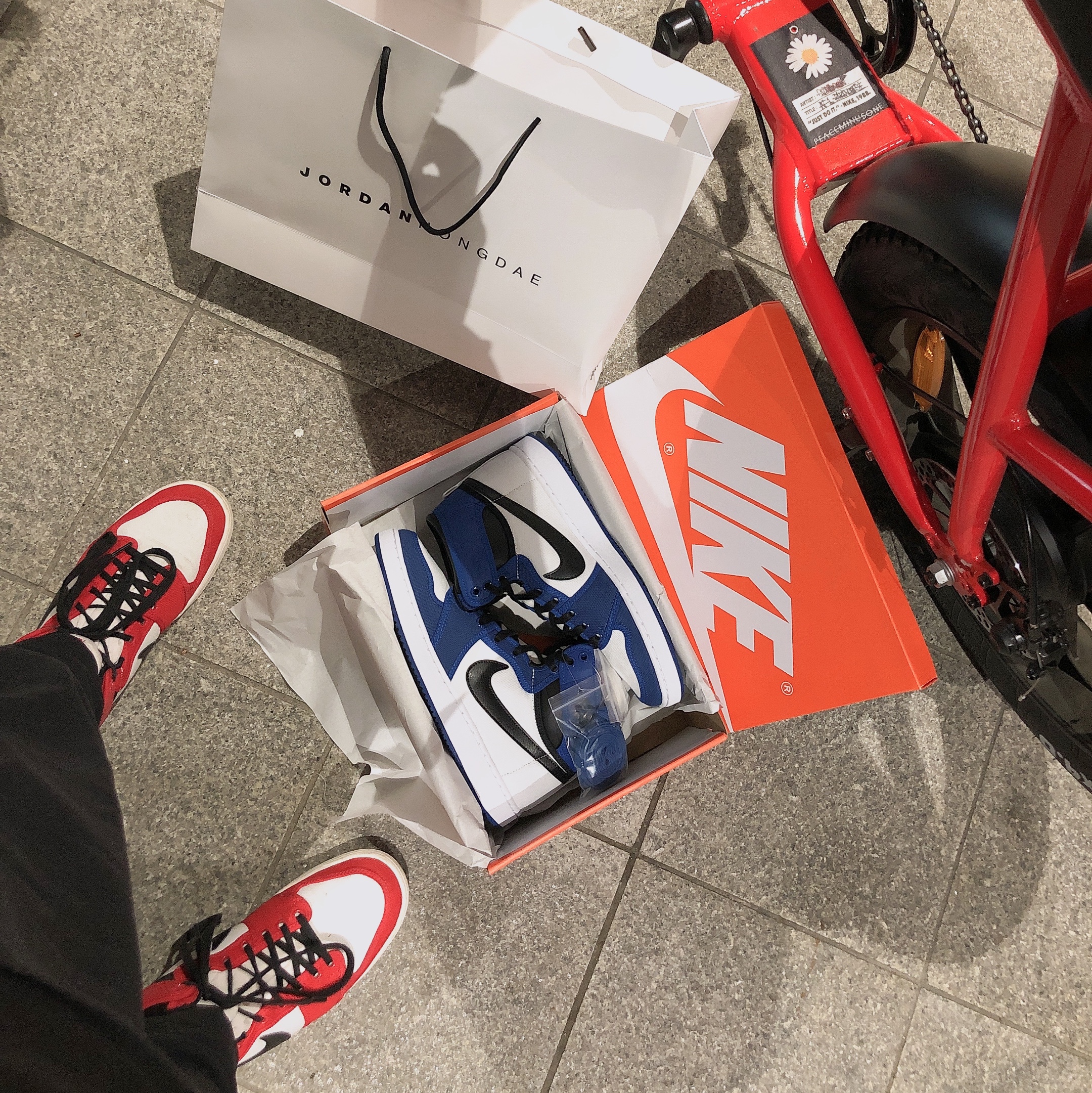 Jordan 1 KO Storm Blue, Jordan 1 KO Chicago 2021 착용 스타일