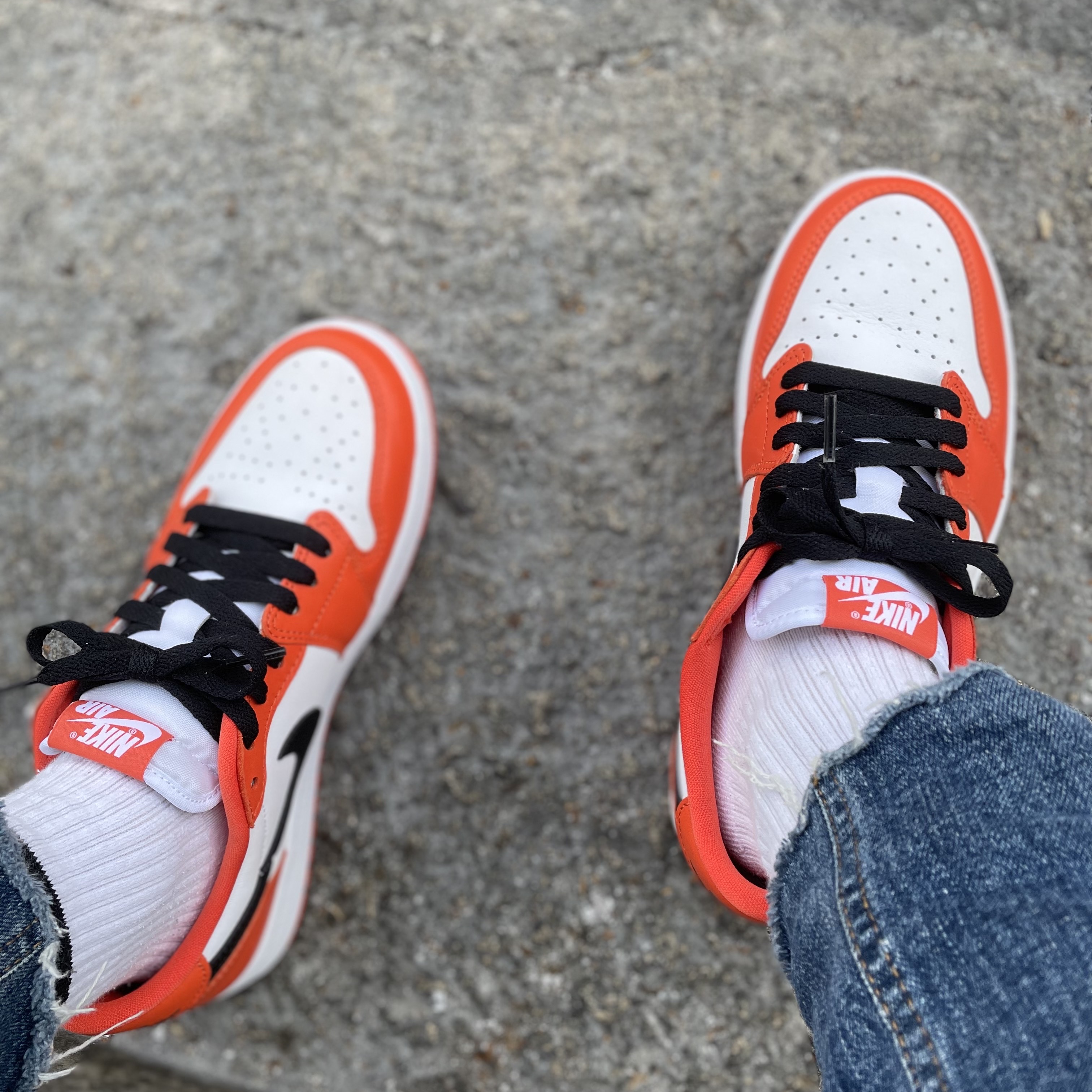 Jordan 1 Low OG Starfish, (W) Jordan 1 Low OG Starfish 착용 스타일