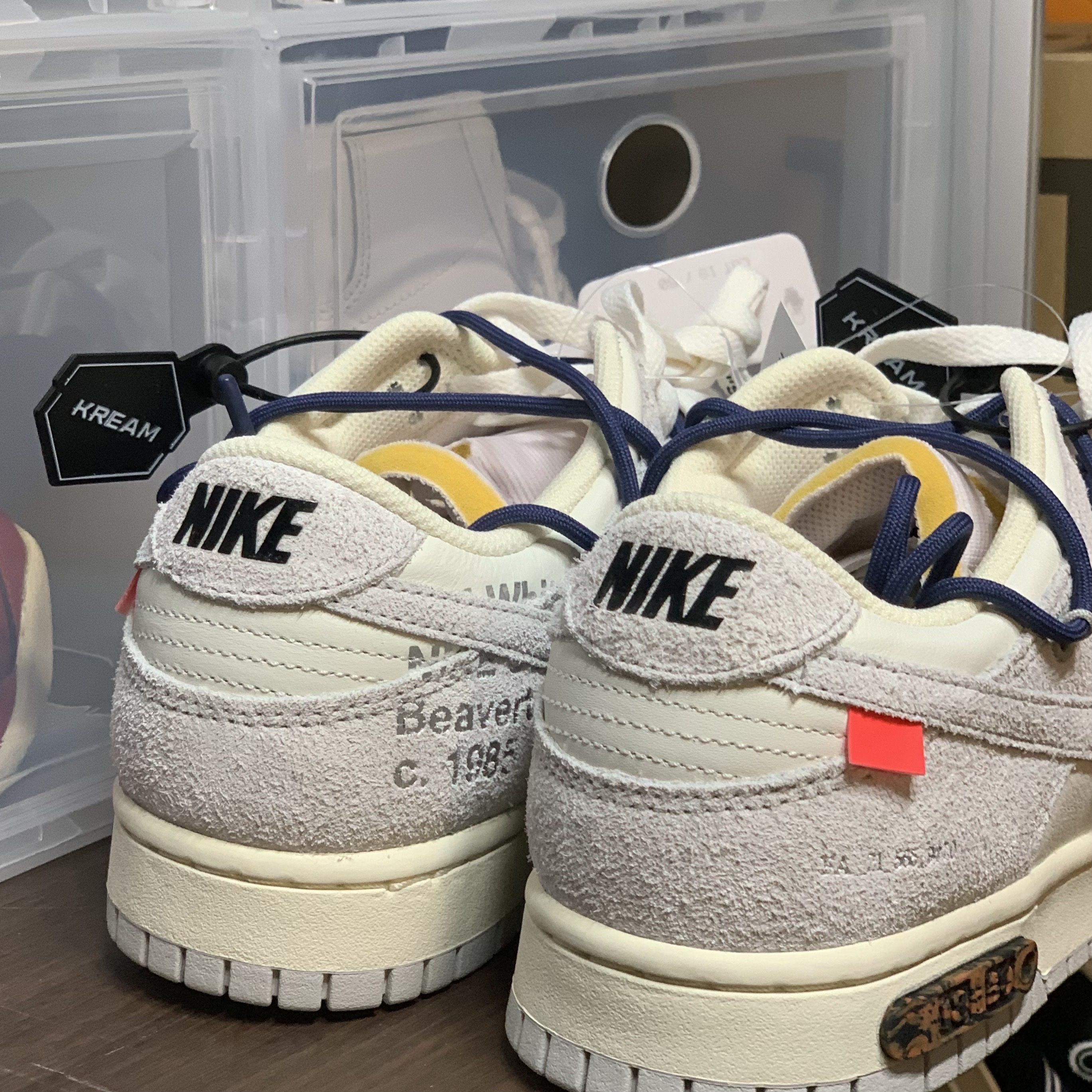 Nike x Off-White Dunk Low The 50 - Lot 18 착용 스타일 - 3
