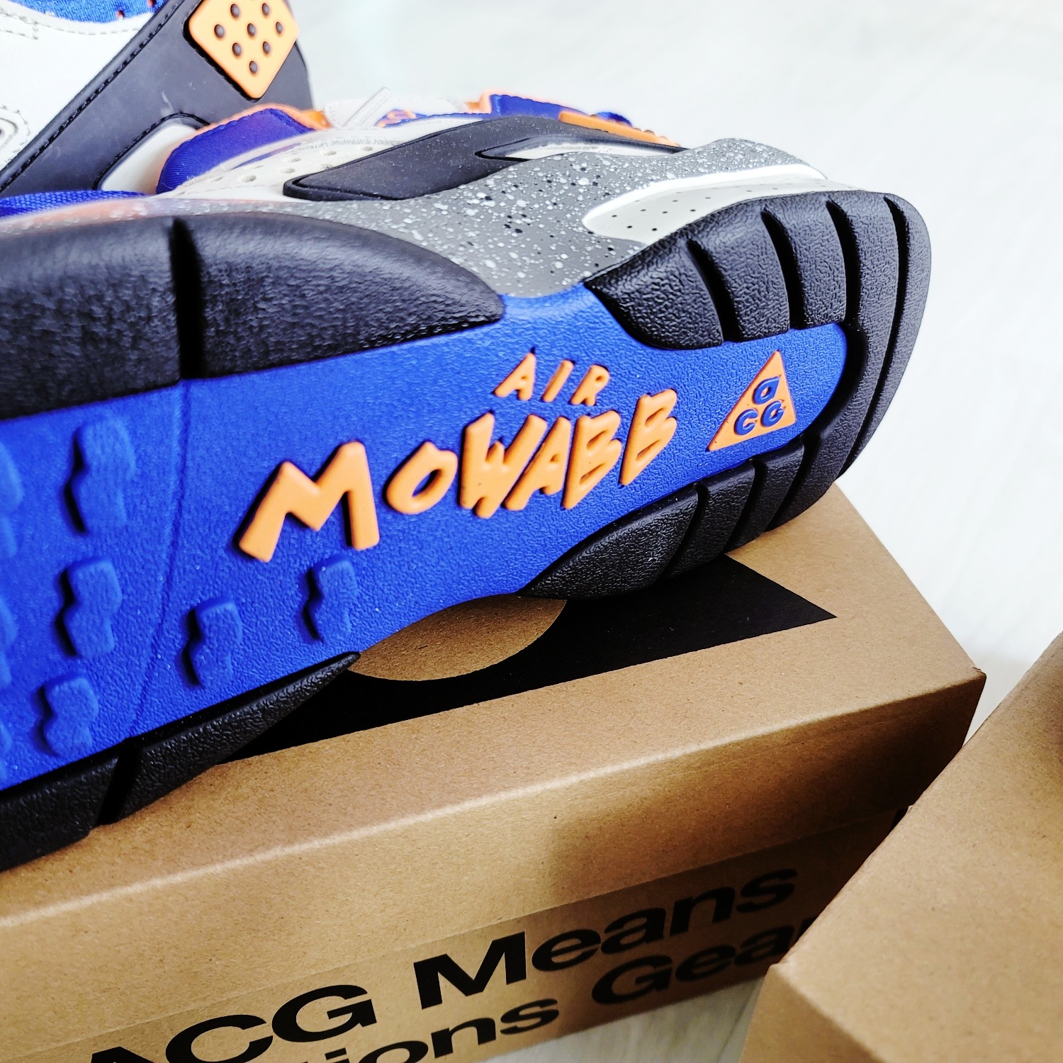 Nike ACG Air Mowabb Rattan Birch 착용 스타일 - 1