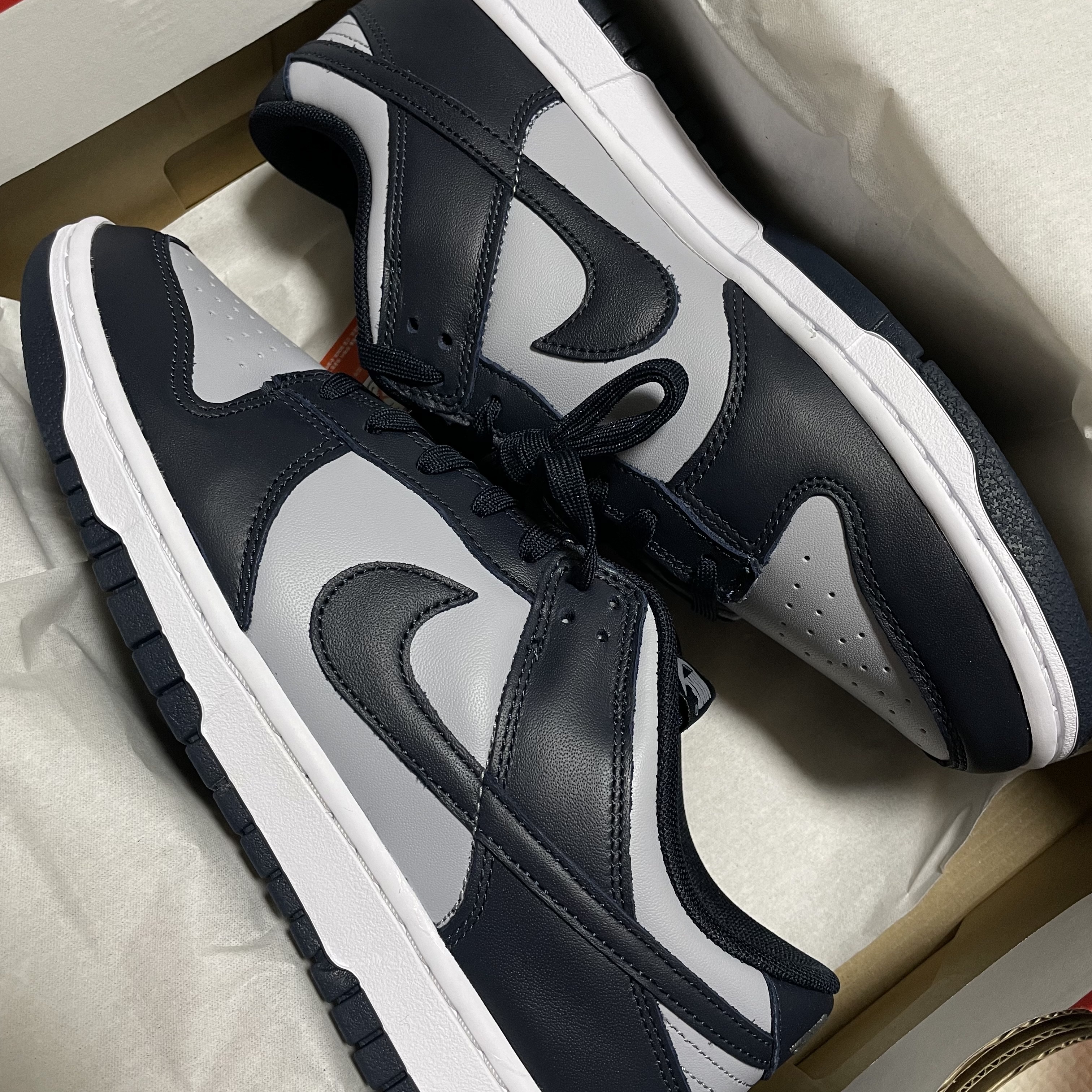 Nike Dunk Low Retro Championship Grey 착용 스타일