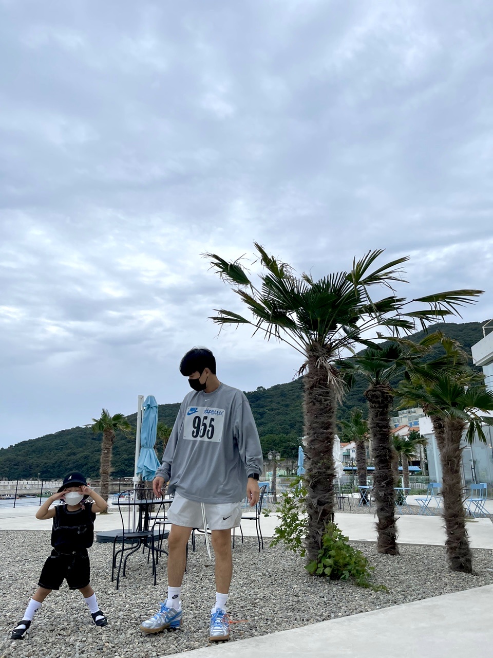 Nike x Off-White Air Rubber Dunk University Blue, Nike x Cactus Plant Flea Market L/S Jersey Grey - US/EU 착용 스타일
