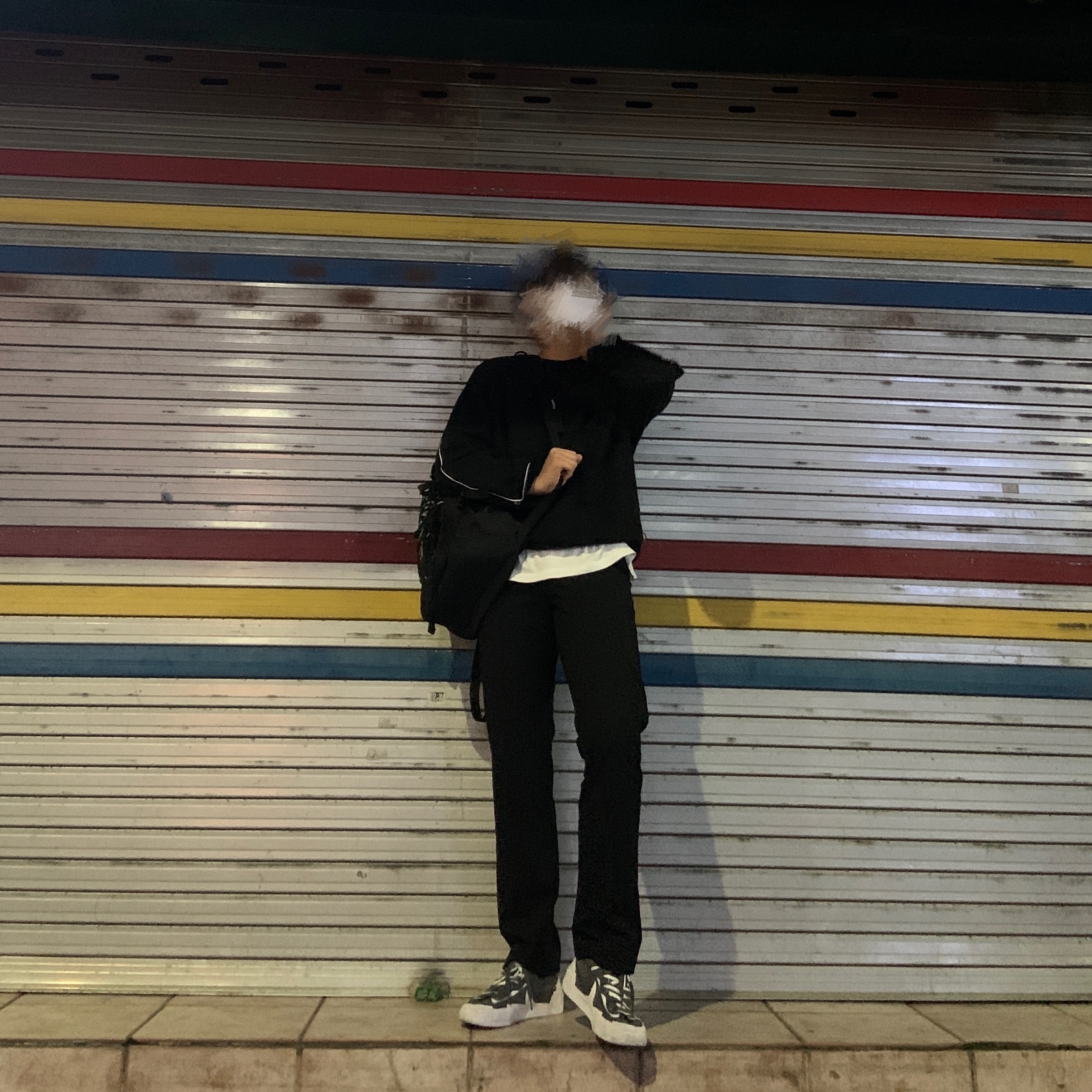 Nike x Sacai Blazer Low Iron Grey 착용 스타일 - 2