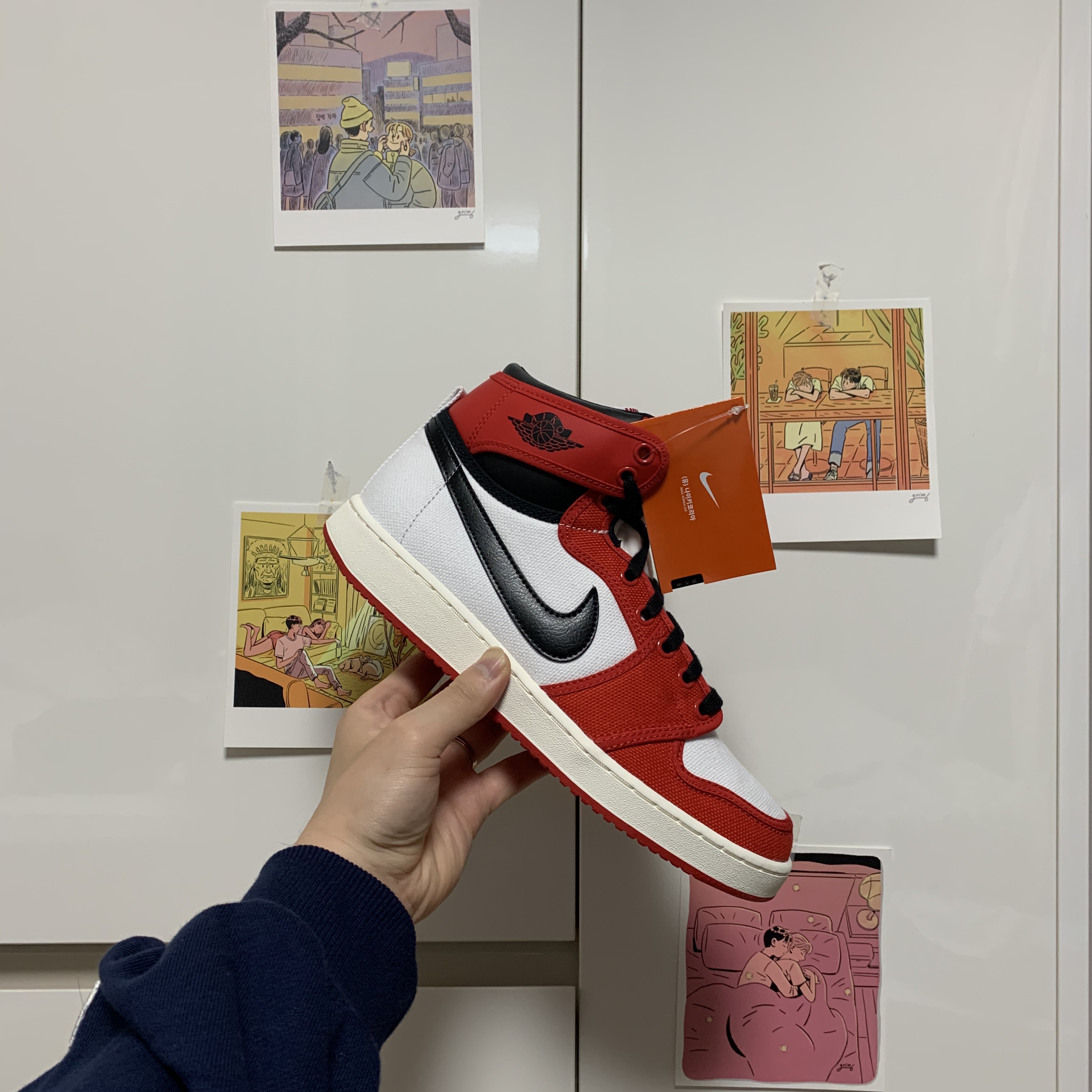 Jordan 1 KO Chicago 2021 착용 스타일