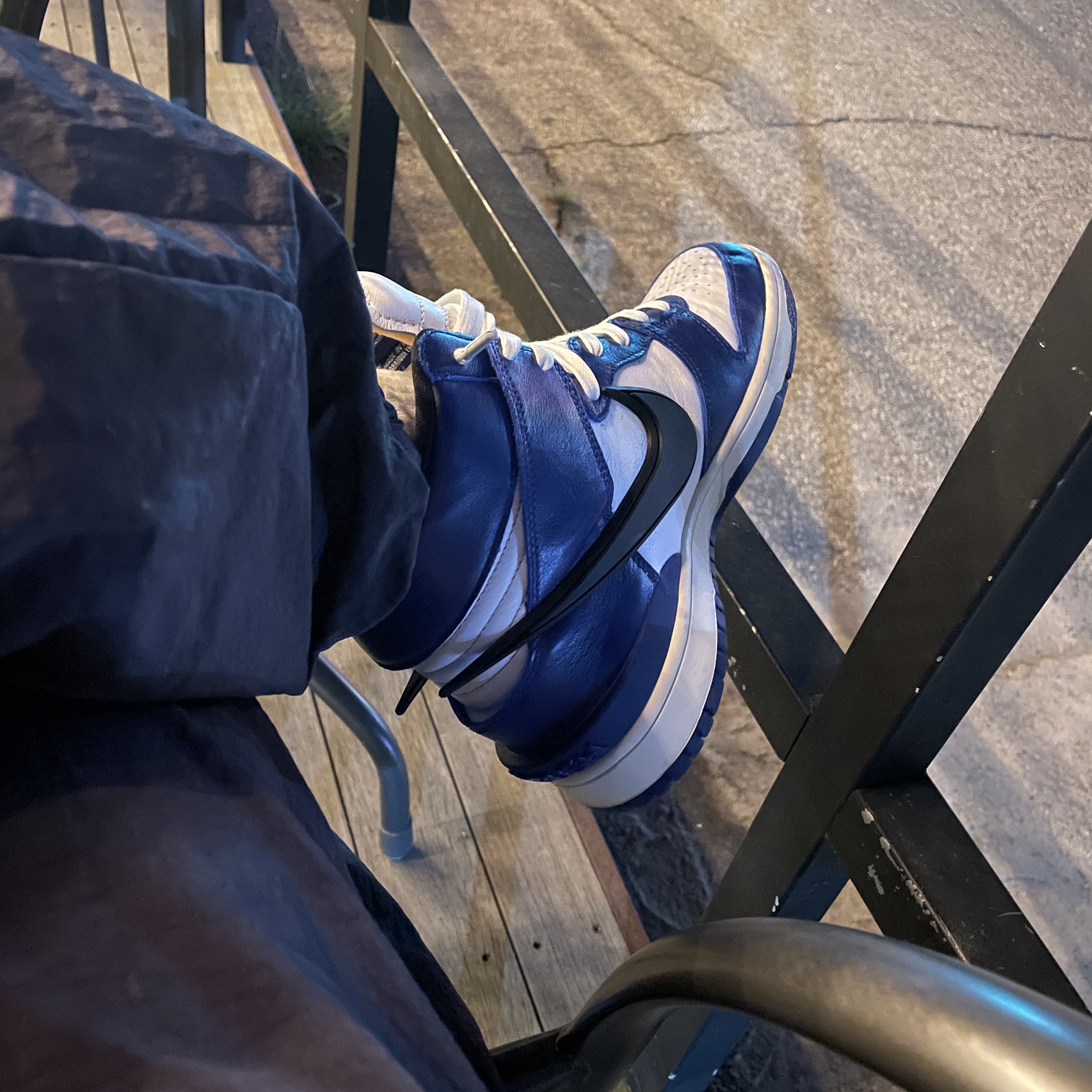 Nike x Ambush Dunk High Deep Royal Blue, Nike x Stussy Beach Pants Off Noir 착용 스타일