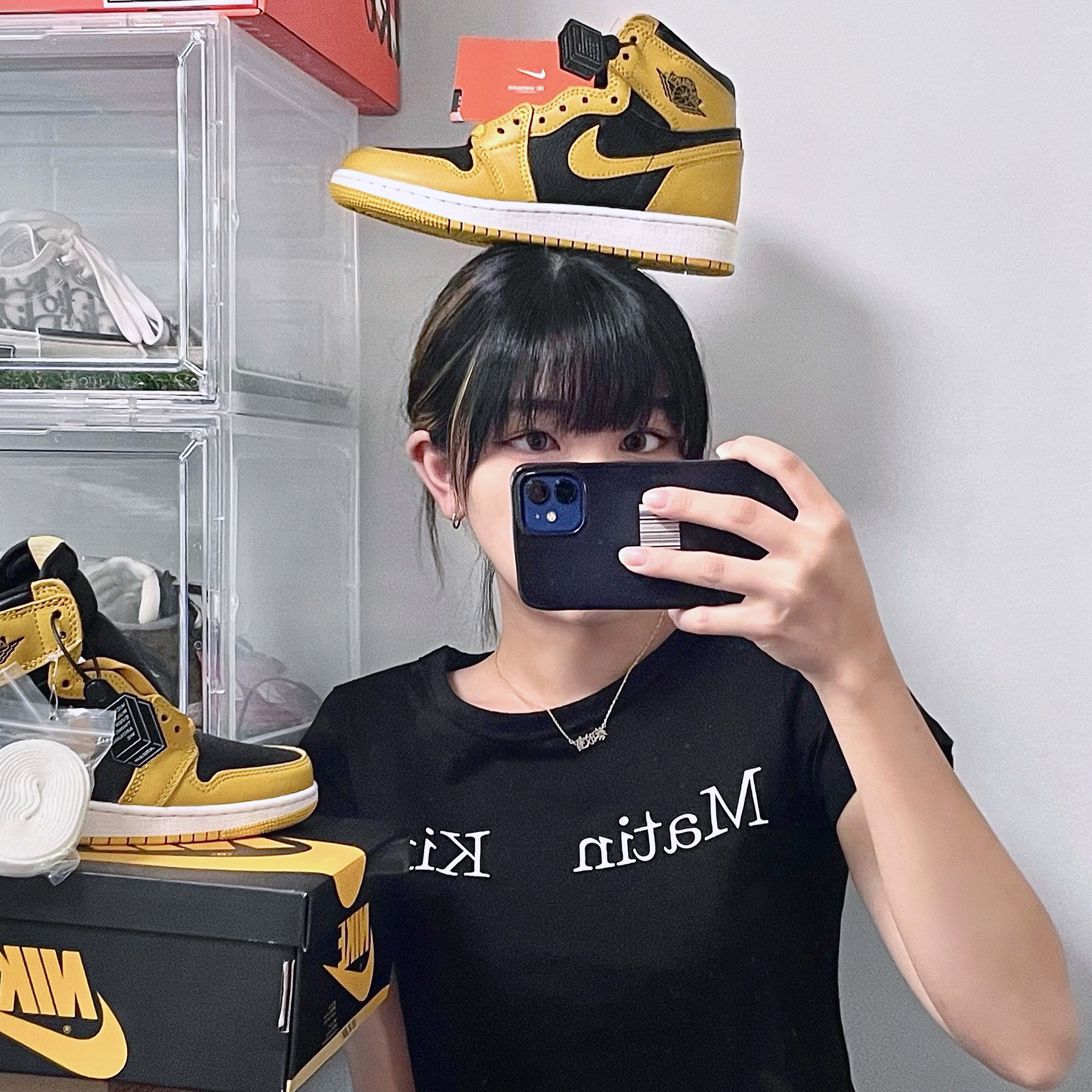 (GS) Jordan 1 Retro High OG Pollen 착용 스타일