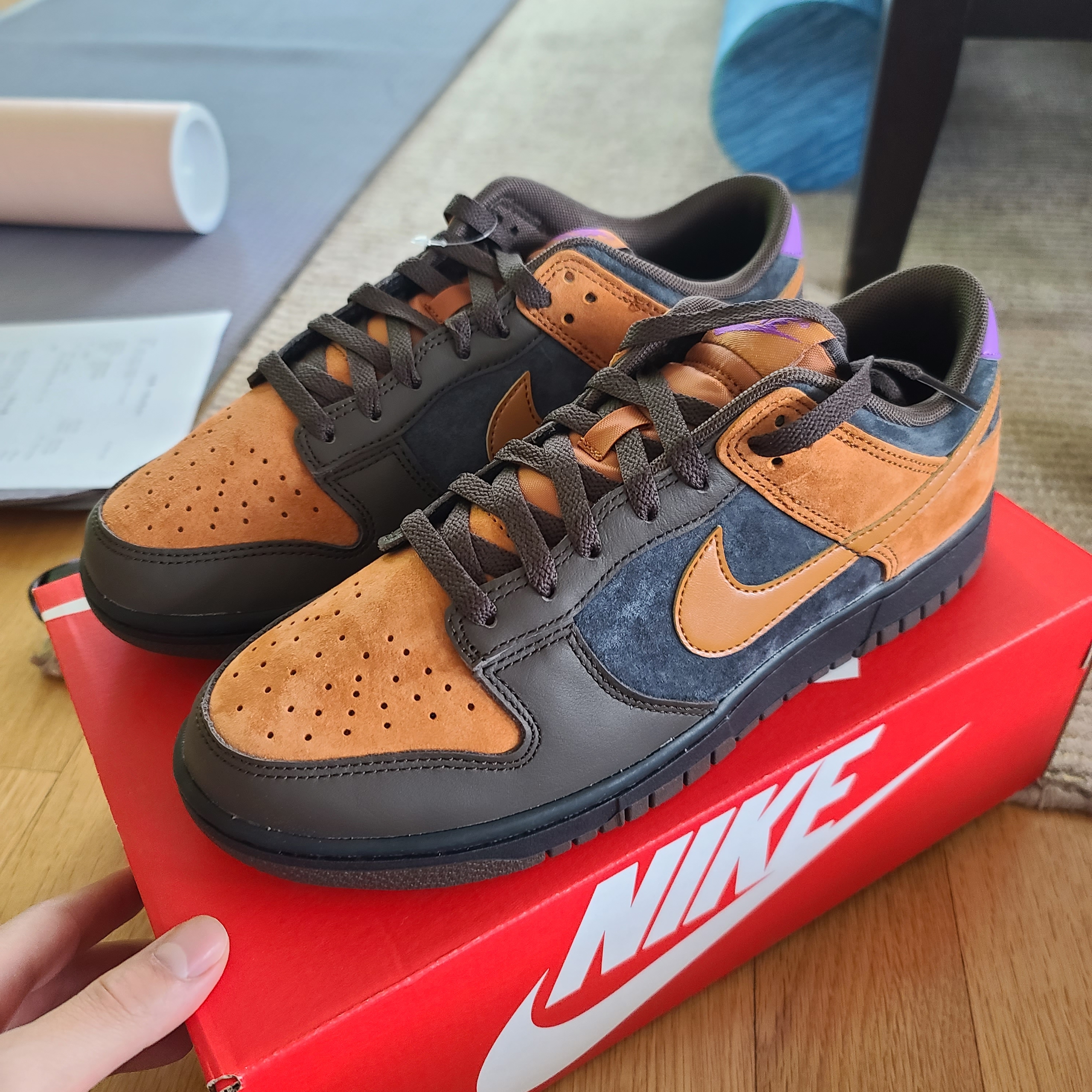 Nike Dunk Low Retro PRM Cider 착용 스타일 - 1