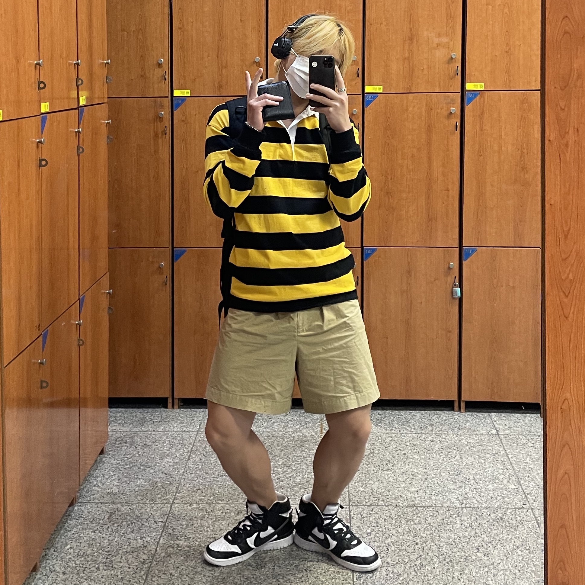 Nike x Ambush Dunk High Black 착용 스타일