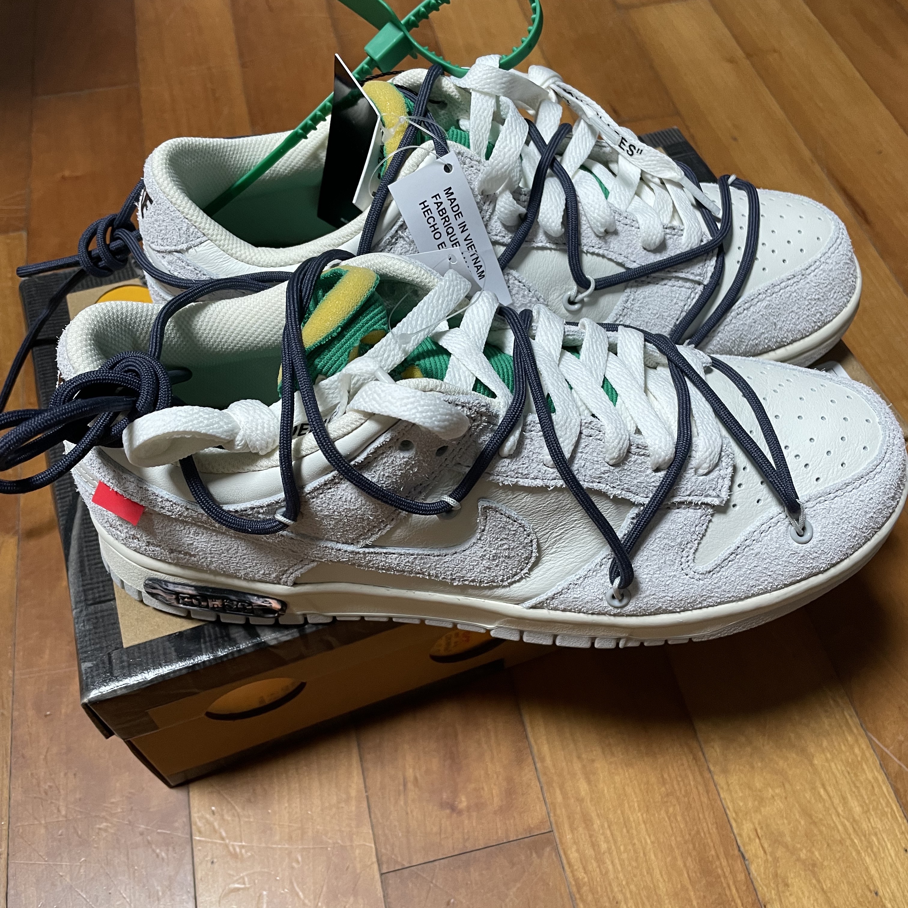 Nike x Off-White Dunk Low The 50 - Lot 20 착용 스타일 - 1