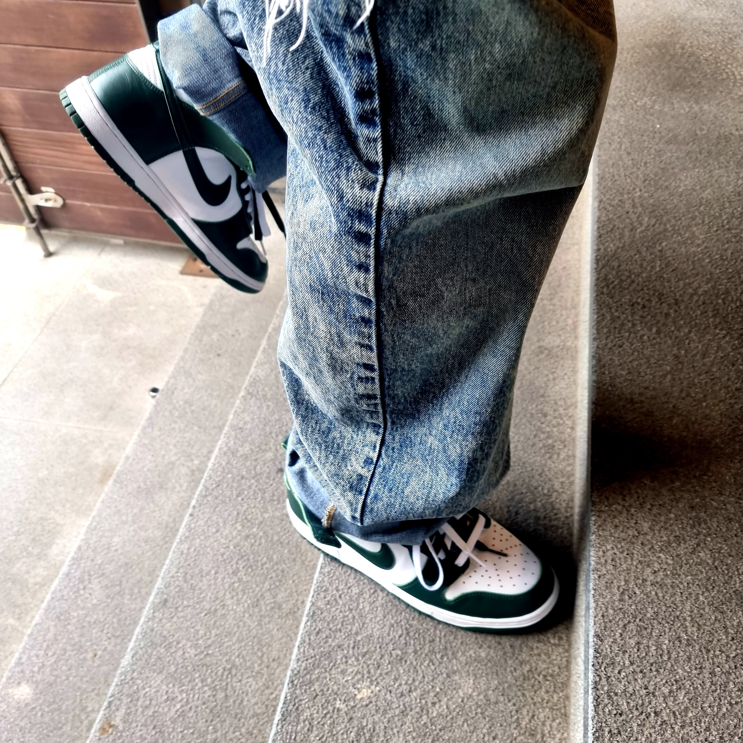Nike Dunk High SP Spartan Green 착용 스타일 - 3