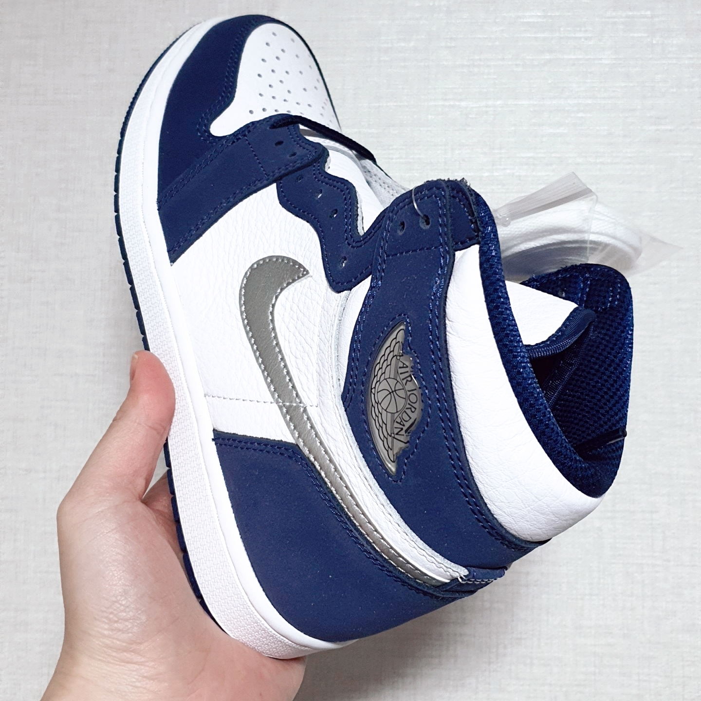 Jordan 1 Retro High OG CO.JP Midnight Navy 착용 스타일 - 1
