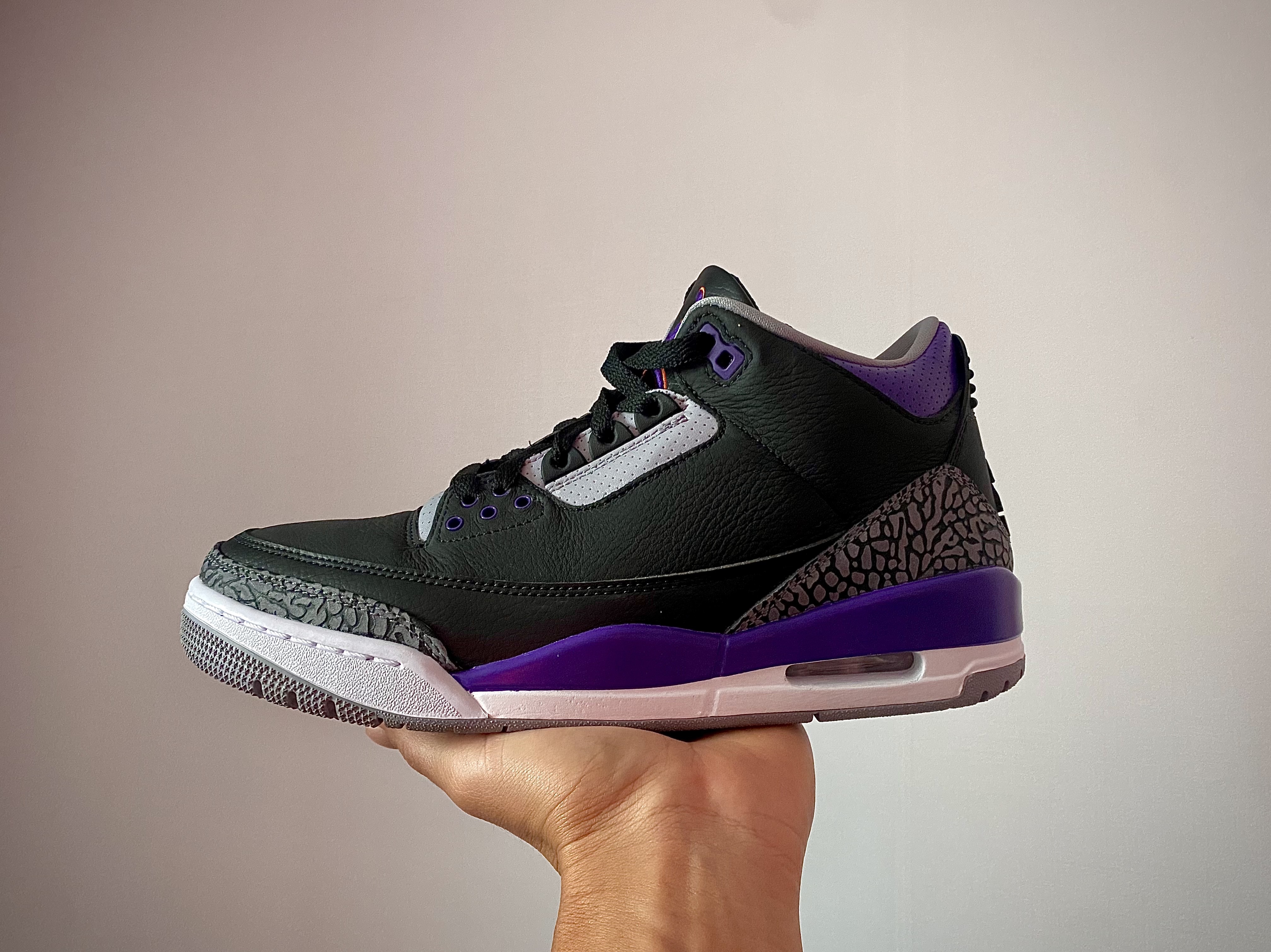 Jordan 3 Retro Court Purple 착용 스타일