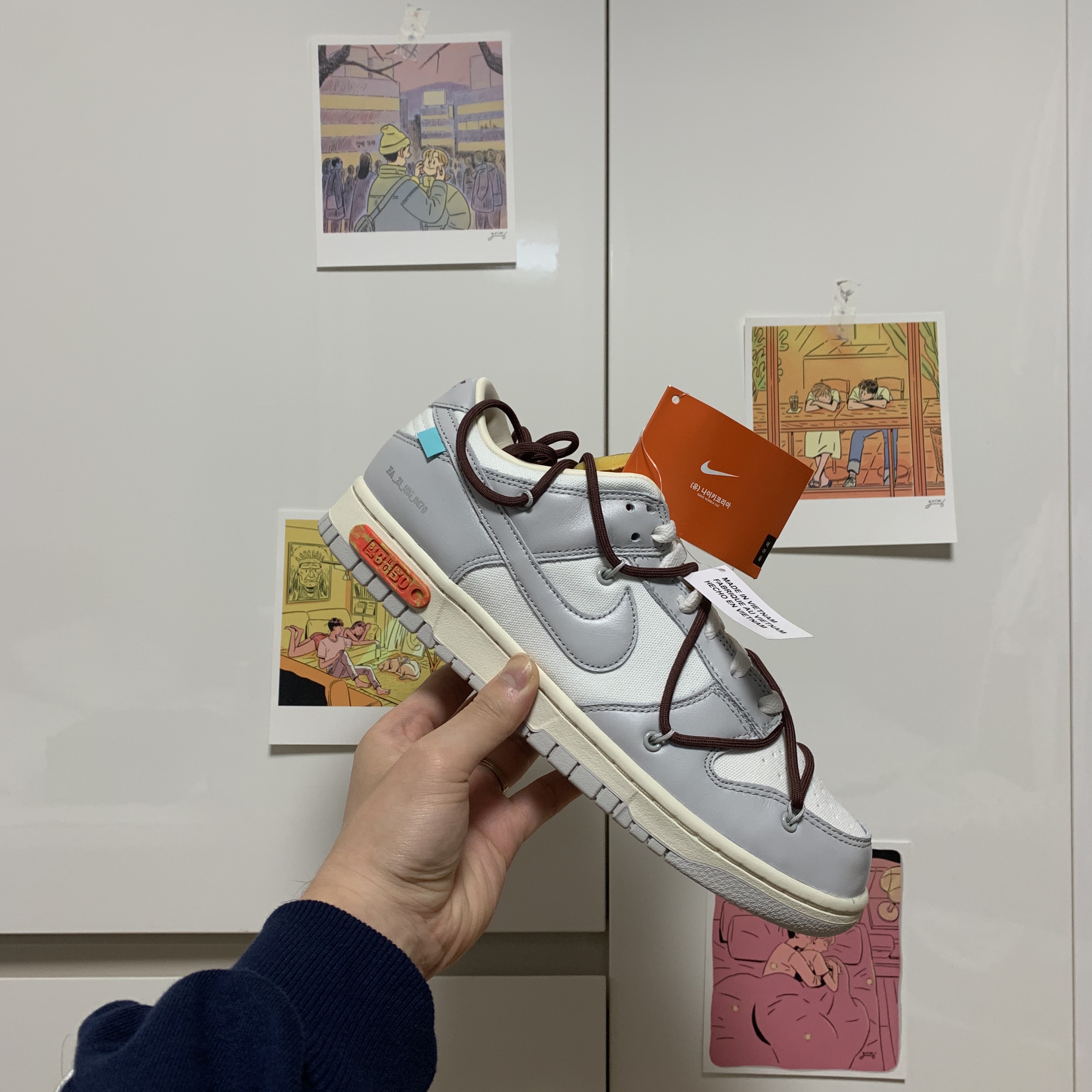 Nike x Off-White Dunk Low The 50 - Lot 46 착용 스타일