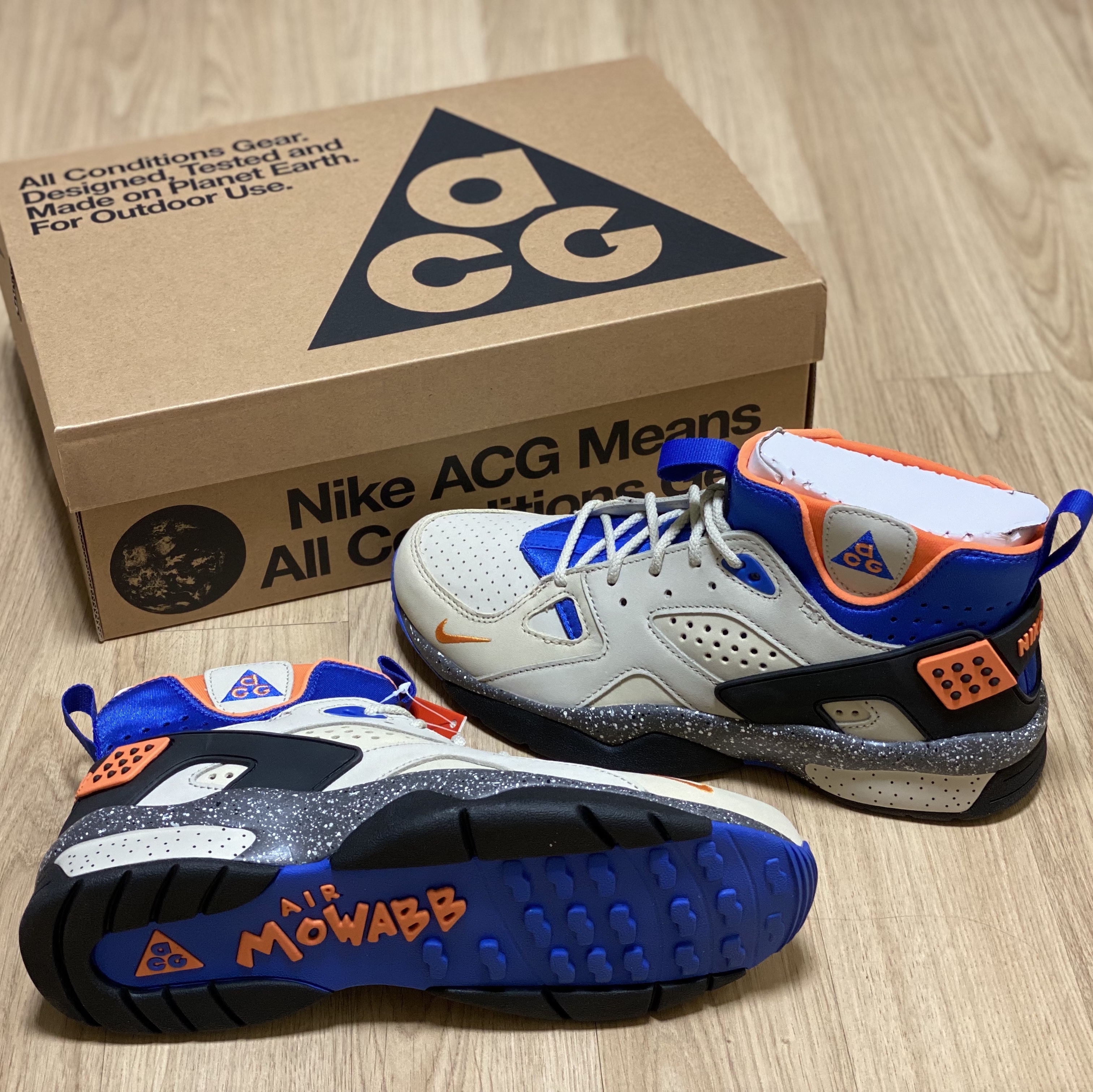 Nike ACG Air Mowabb Rattan Birch 착용 스타일 - 1