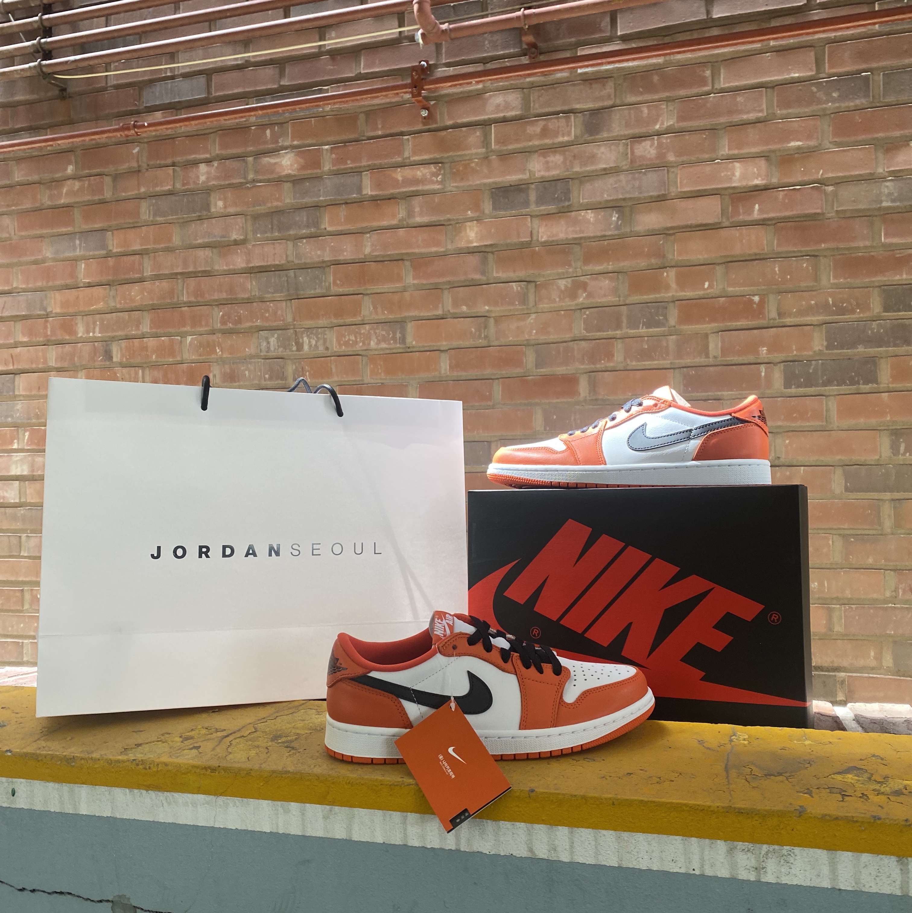 Jordan 1 Low OG Starfish 착용 스타일 - 2