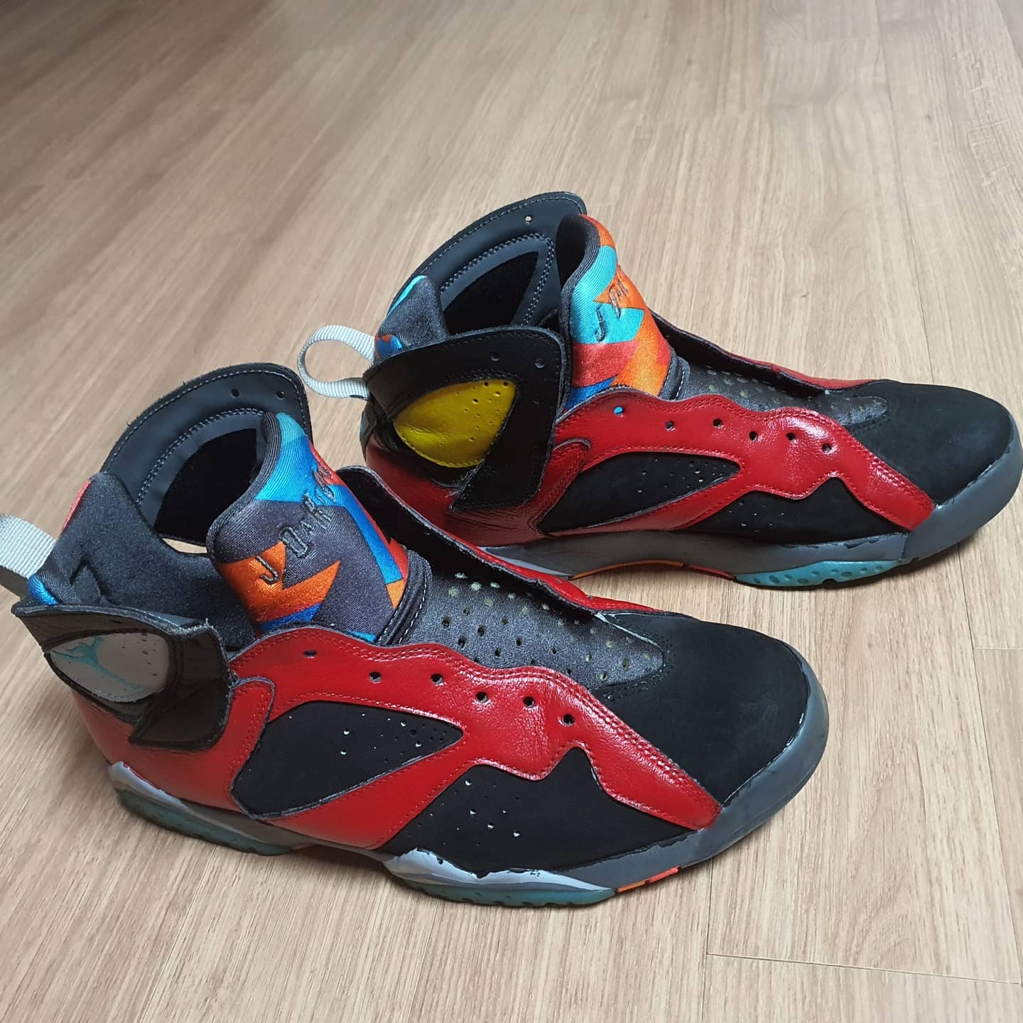 Jordan 7 Retro Barcelona Days 착용 스타일 - 1