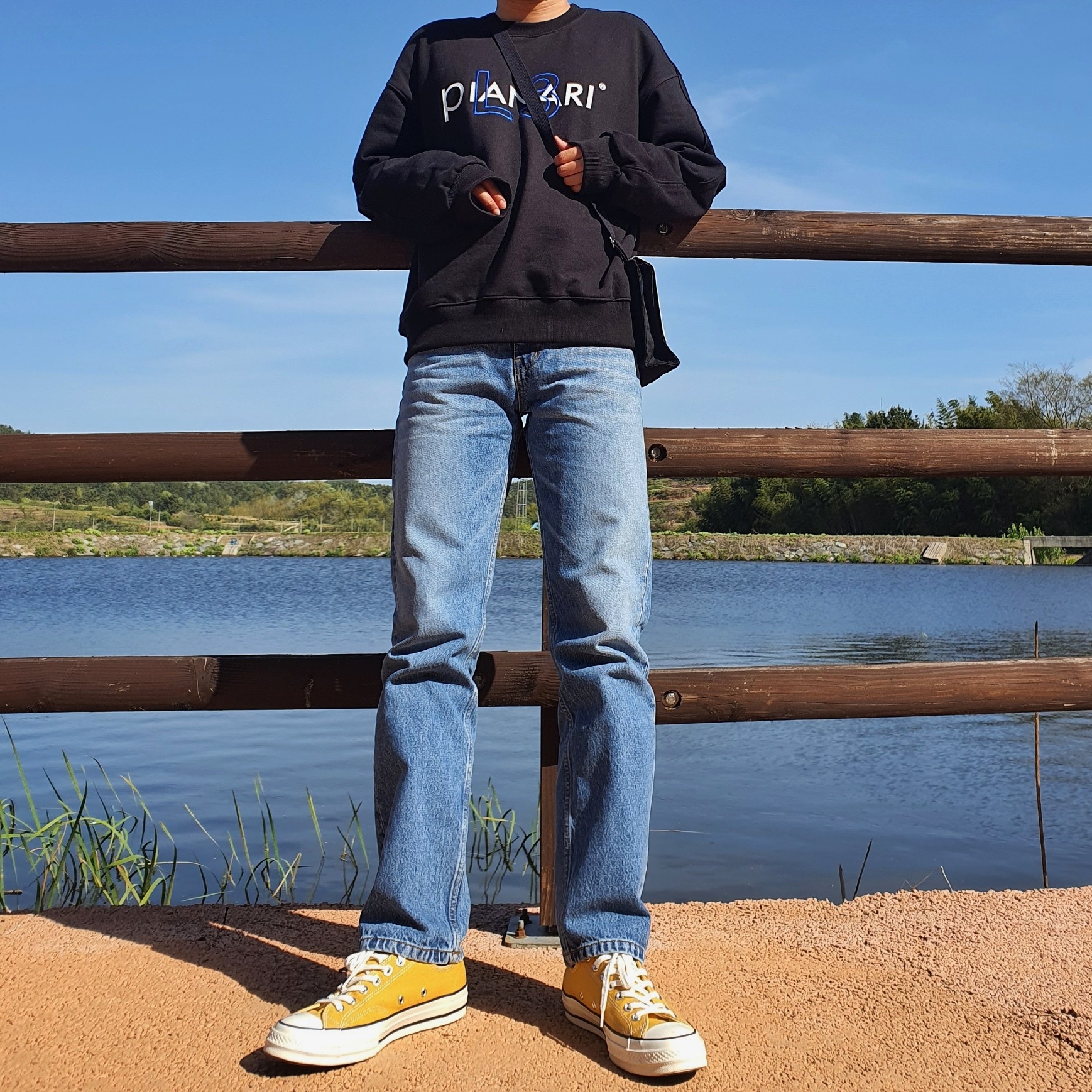 Converse Chuck 70 Ox Vintage Canvas Sunflower 착용 스타일